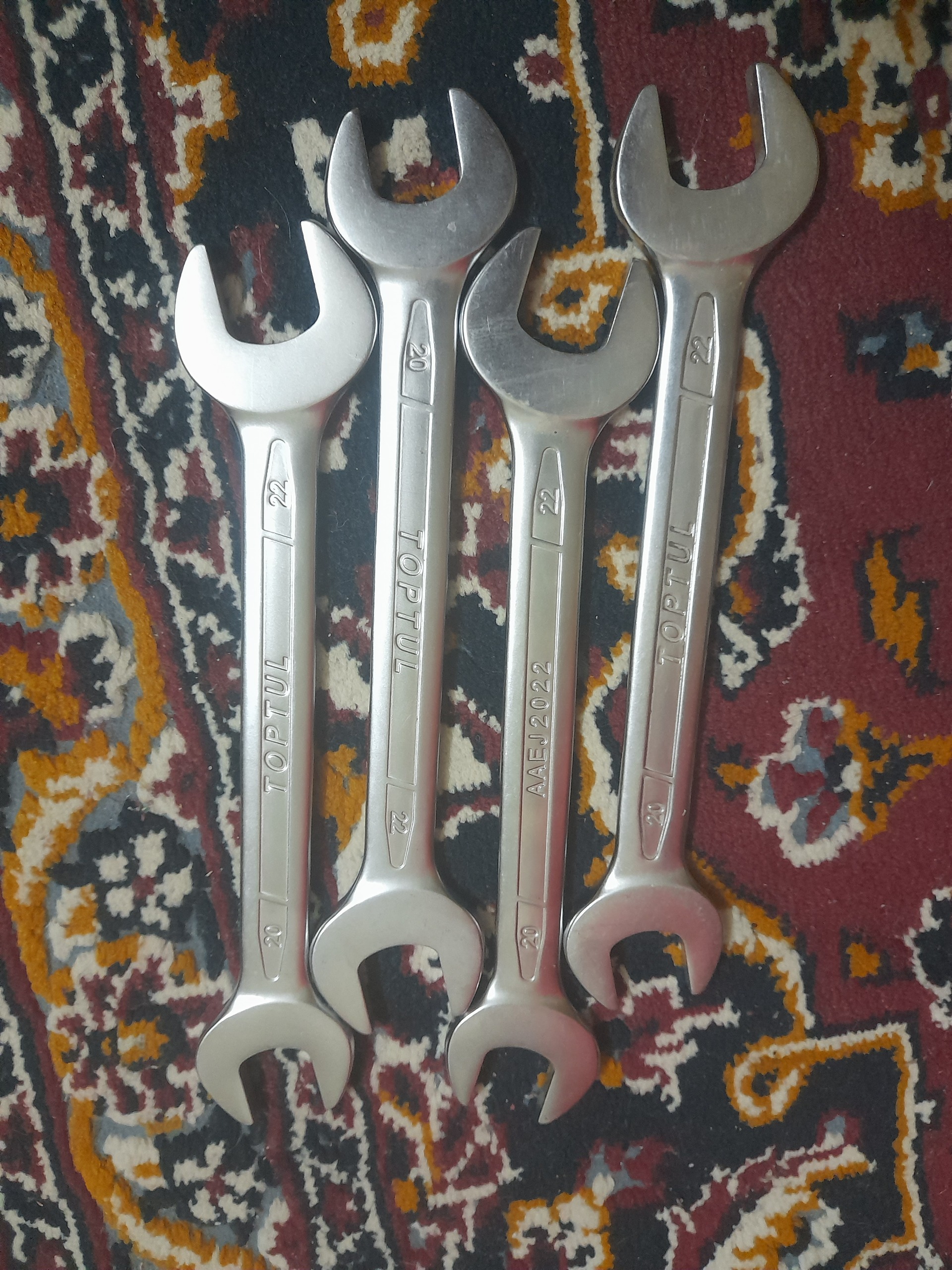 آچار دو سر تخت 2022 تاپتول  toptul