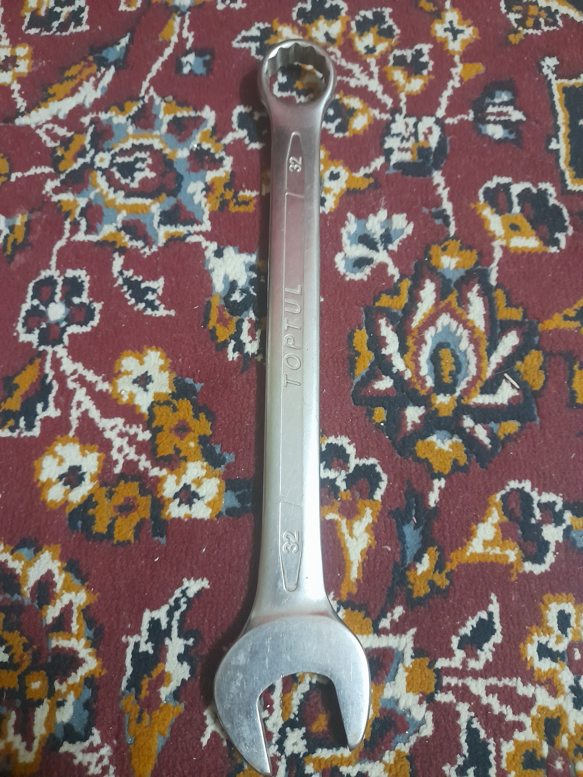 آچار یک سر رینگی 32 تاپتول toptul