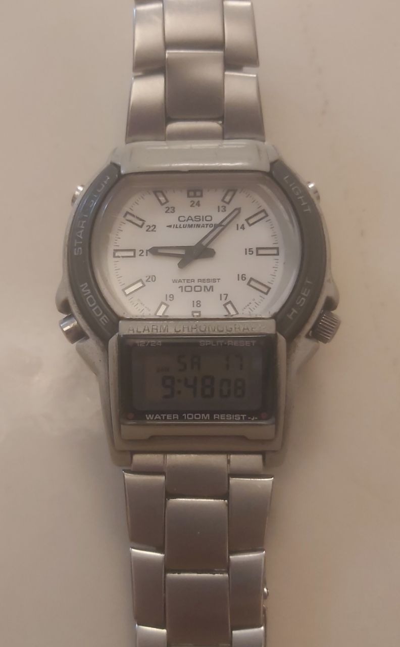 کاسیو دو زمانه اورجینال کمیباب