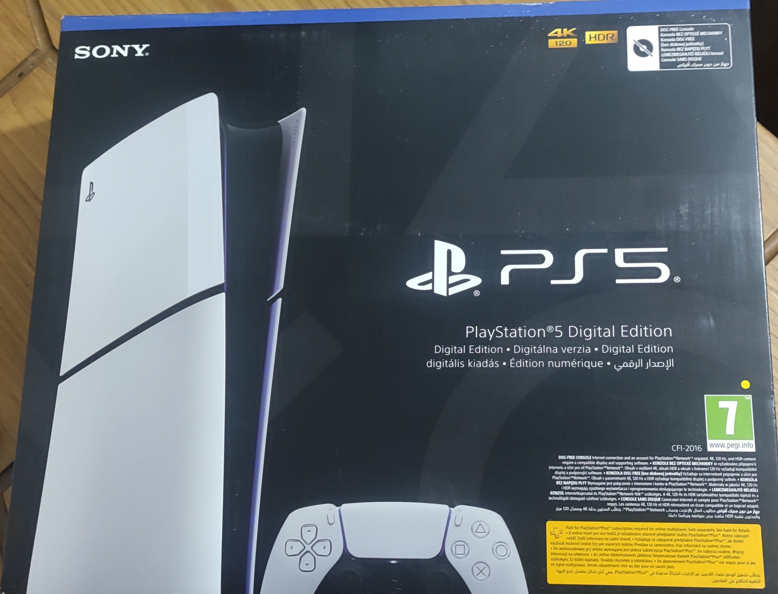 Ps5 اسلیم 1 ترابایت ریجن اروپا