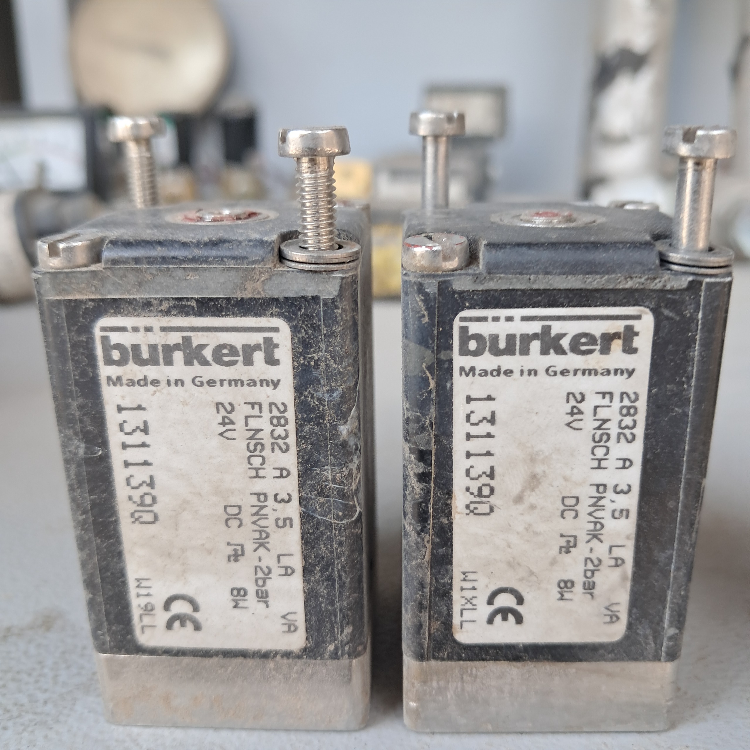 2 عدد شیر برقی 24 ولت آلمانی burkert