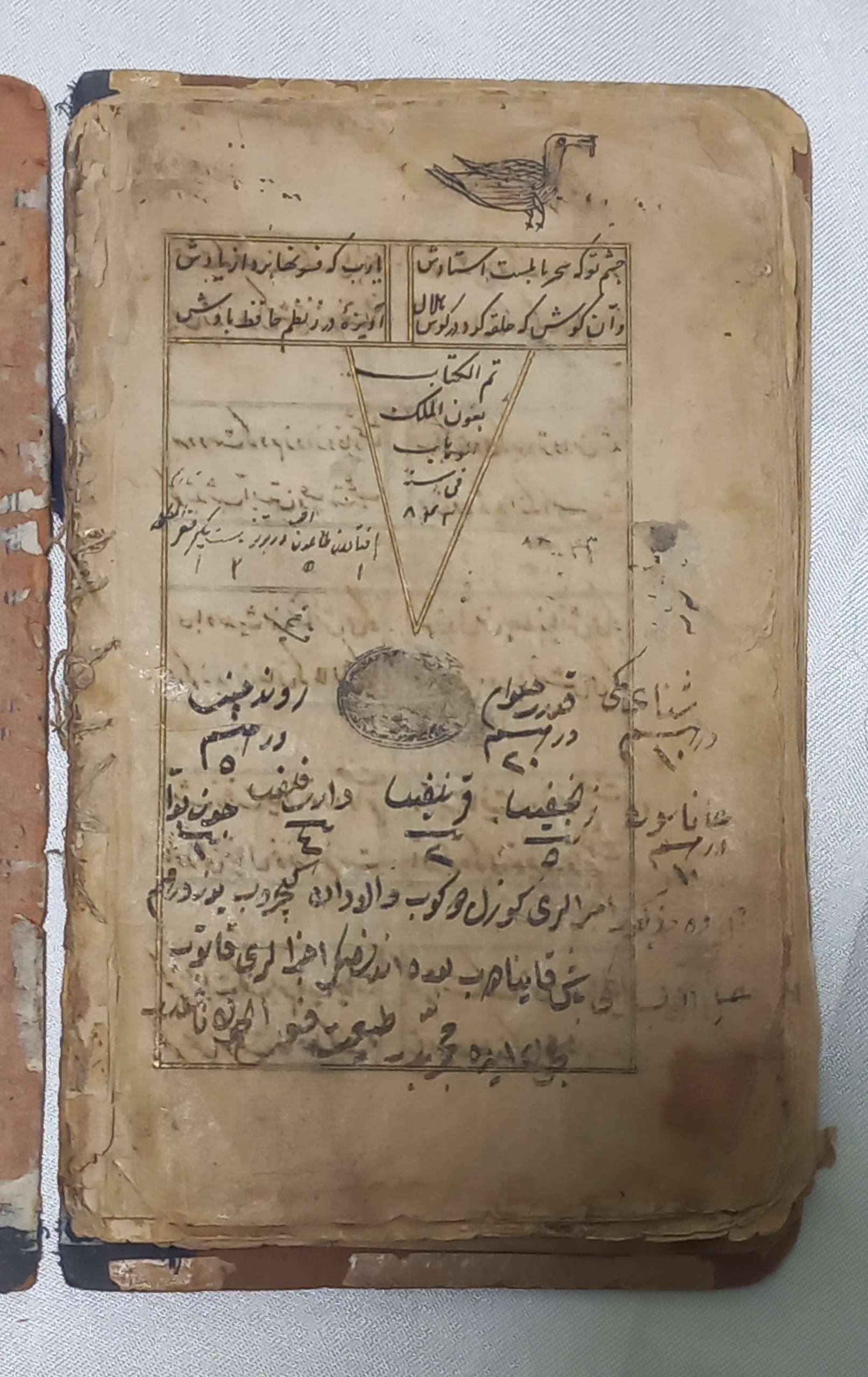 کتاب دست نویس. ناقص میباشد. تاریخ دار