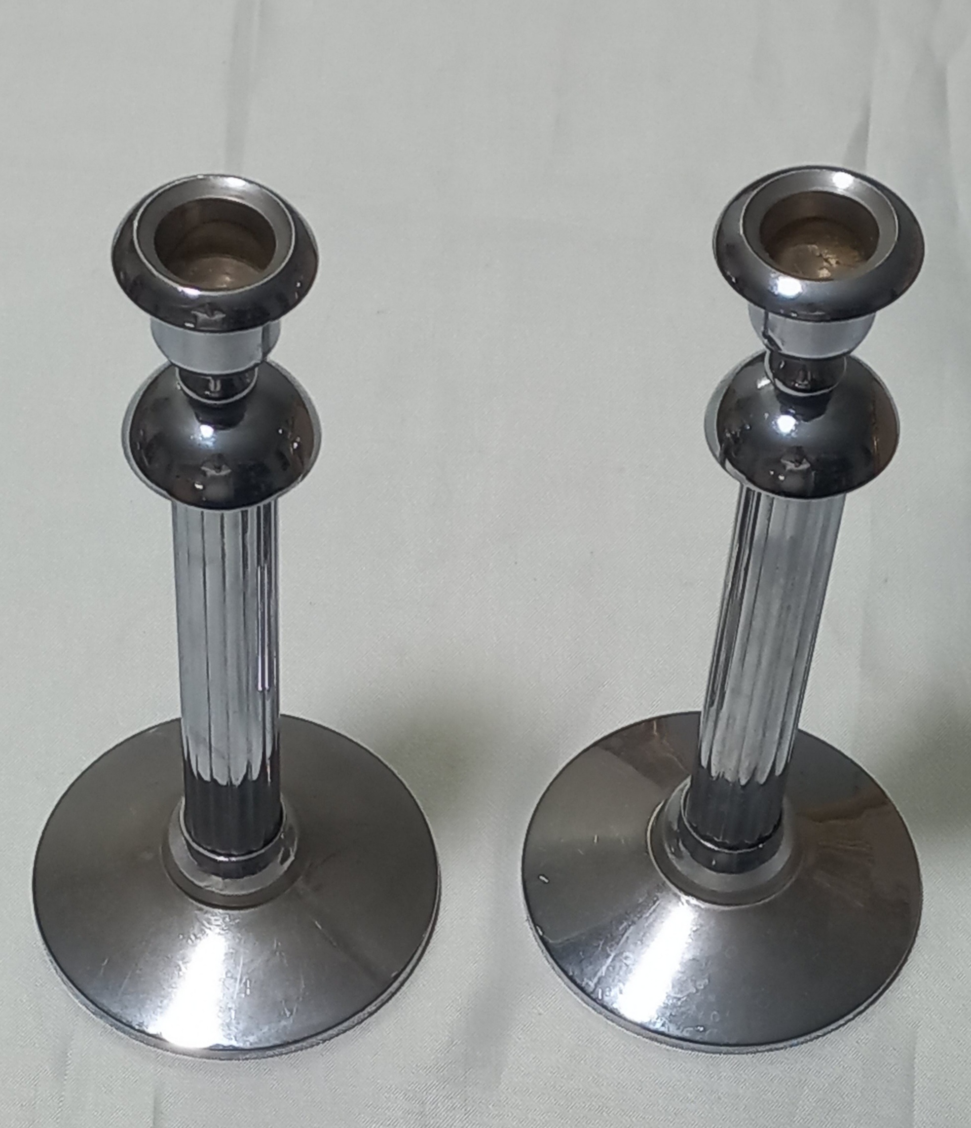 شمعدان قدیمی. برنزی. جفت