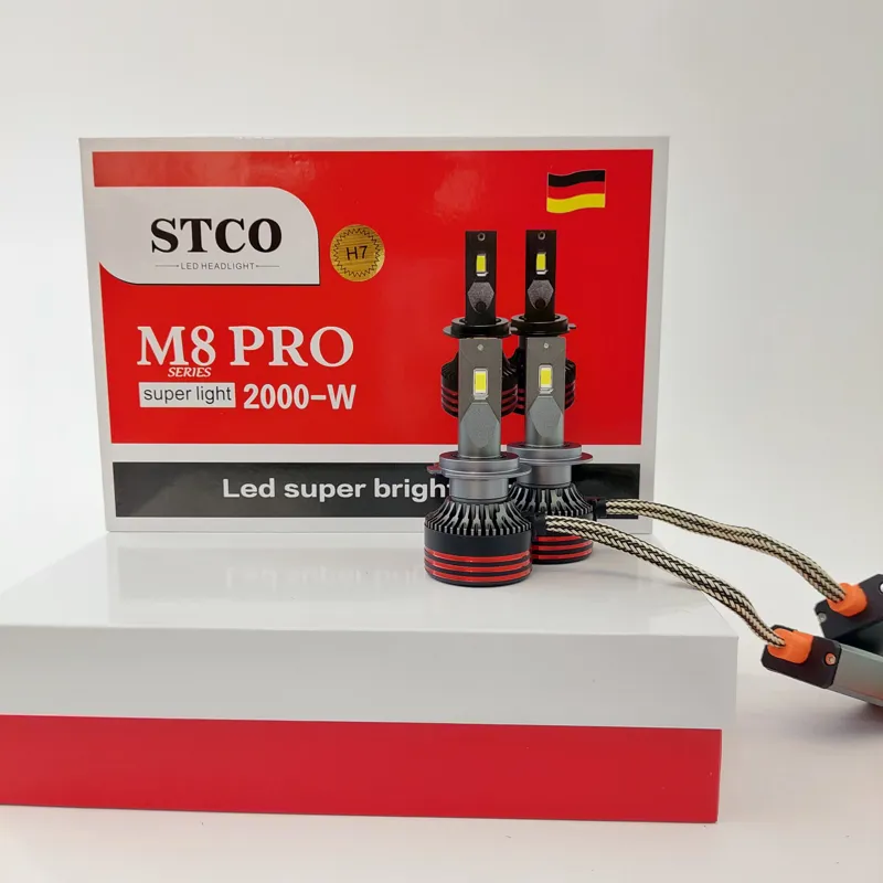 هدلایت کنباسدار m8 new برندstco پایهH7