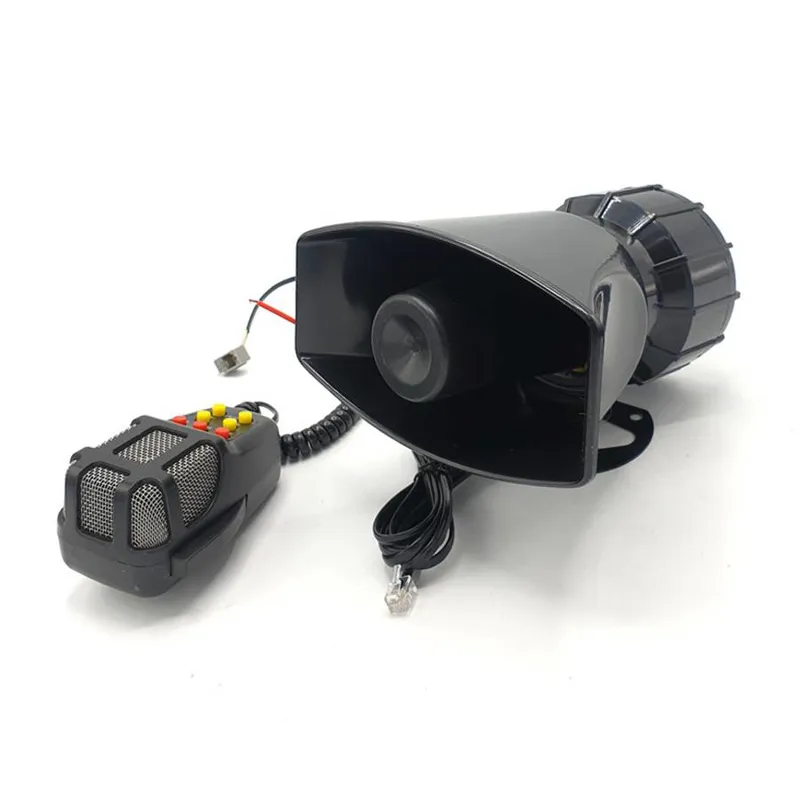 آژیر میکروفن دار 100 وات با قدرت عالی