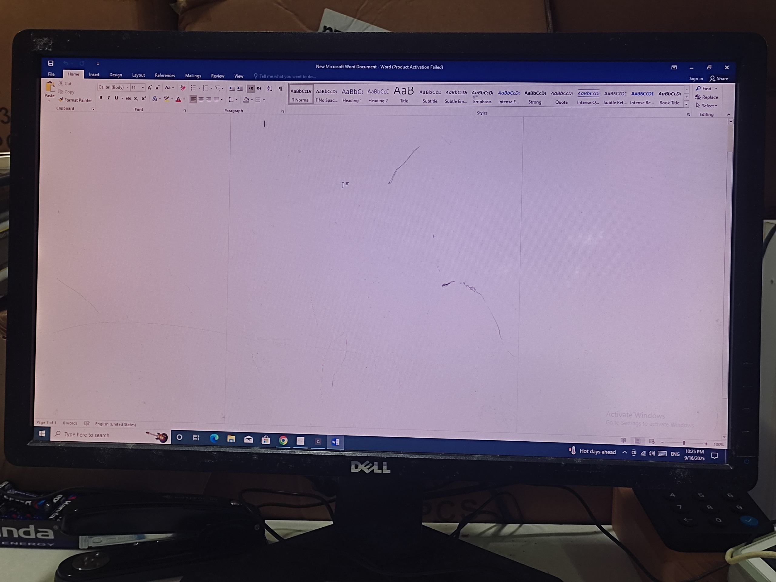 مانیتور 22 اینچ dell