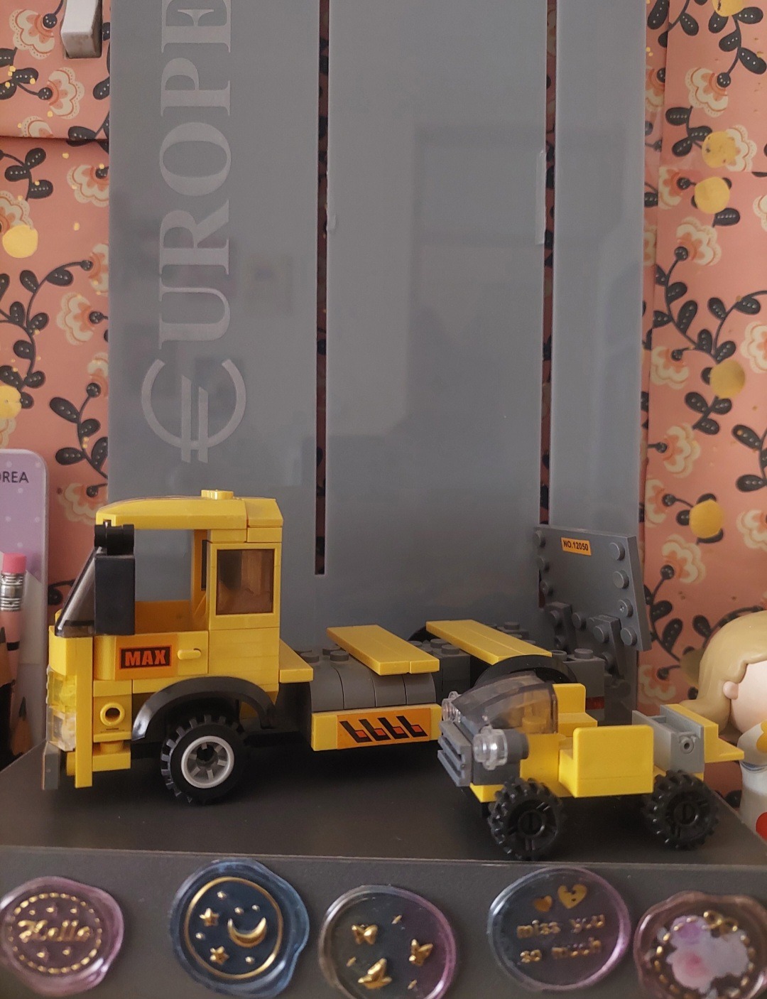 لگو خارجی ماشین کامیون  لگو کوچک باجعبه