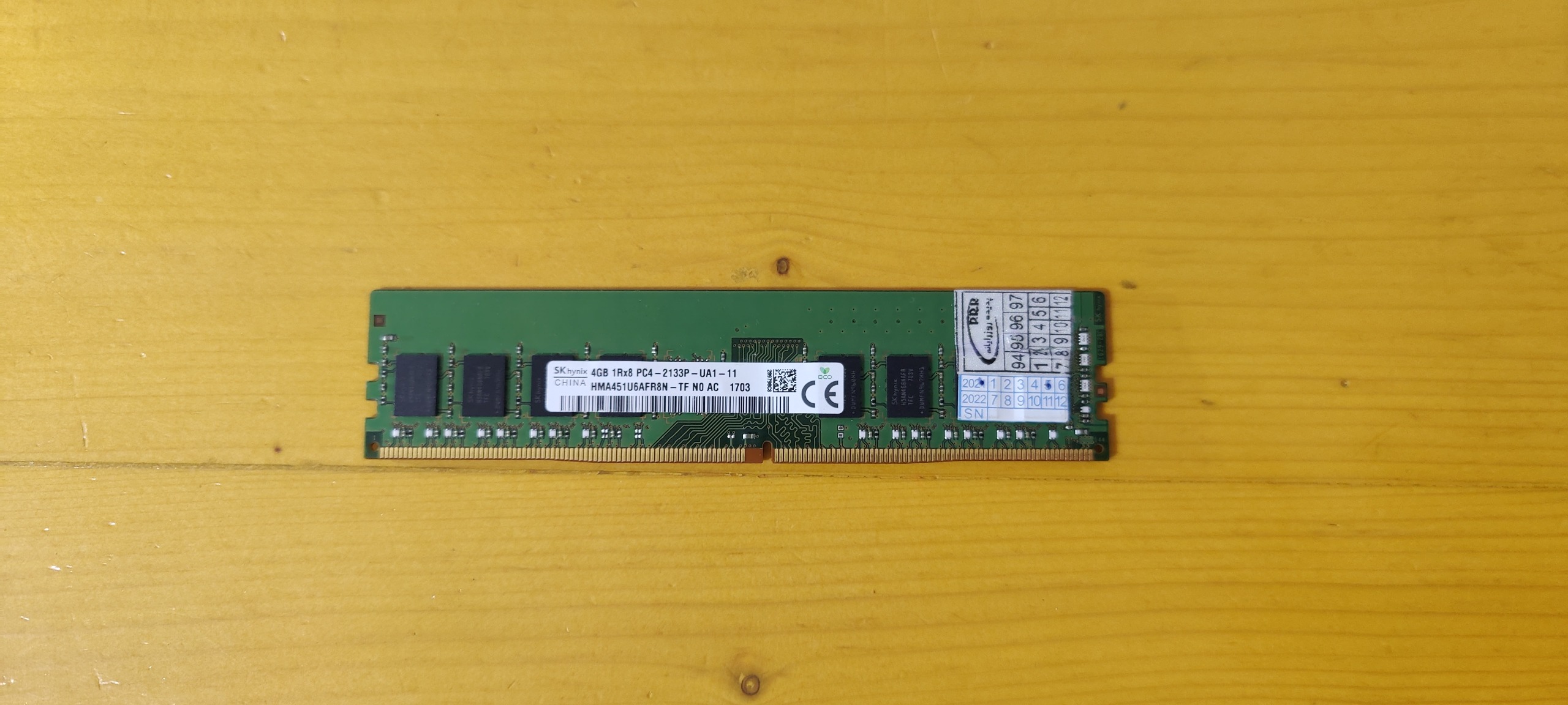 رم DDR4 4GB 2133MHz SK hynix اصلی اس کی هاینیکس