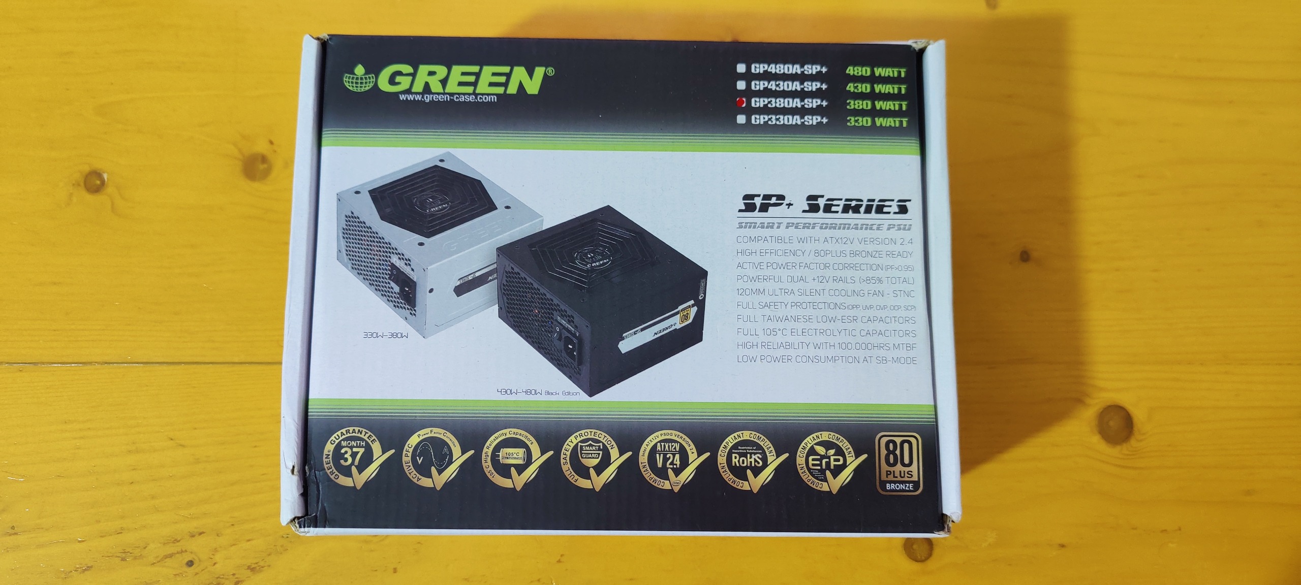 پاور نو آکبند گرین Green GP380A-SP