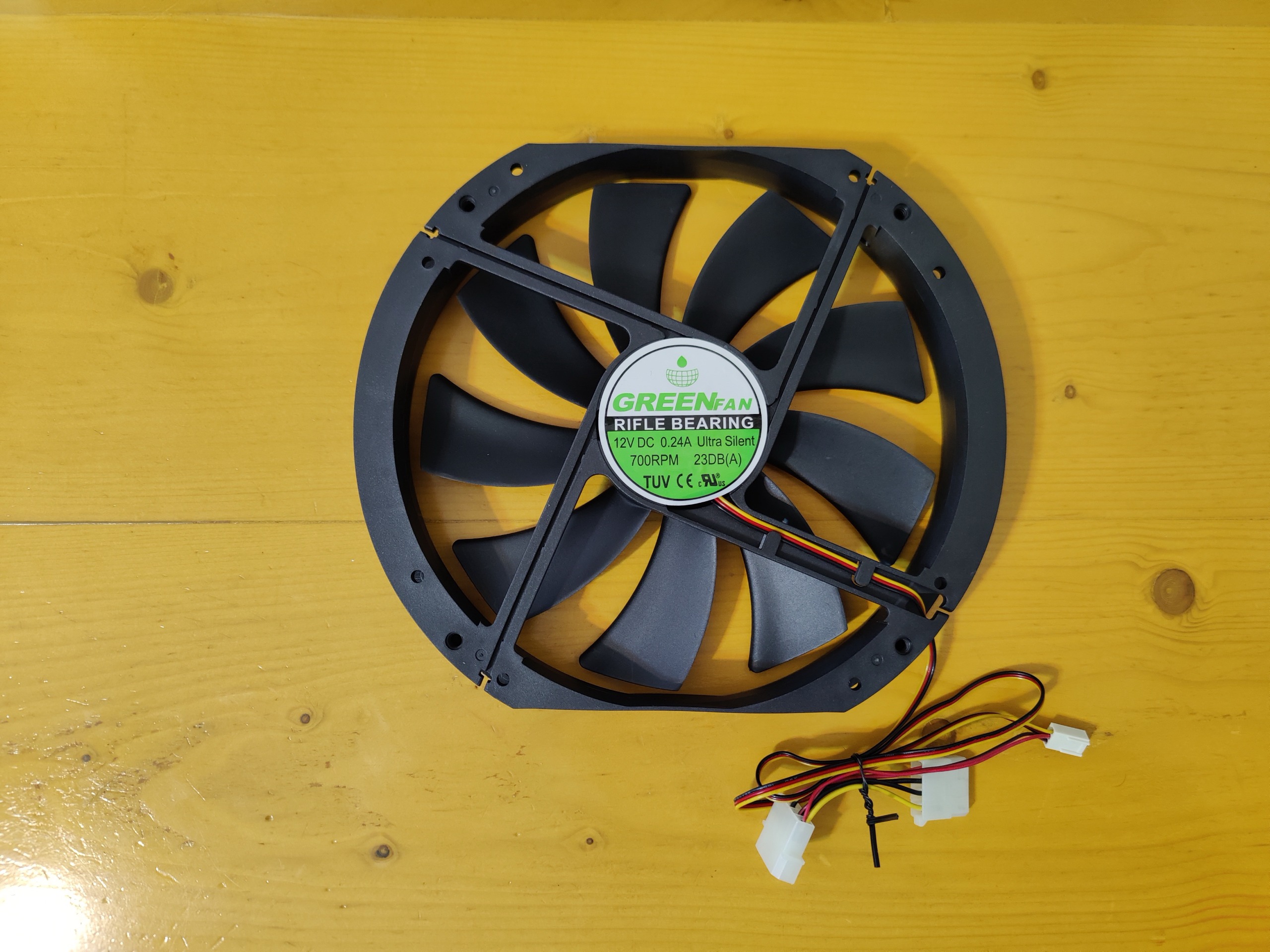 فن کیس نو آکبند 20 سانتی 200mm گرین Green