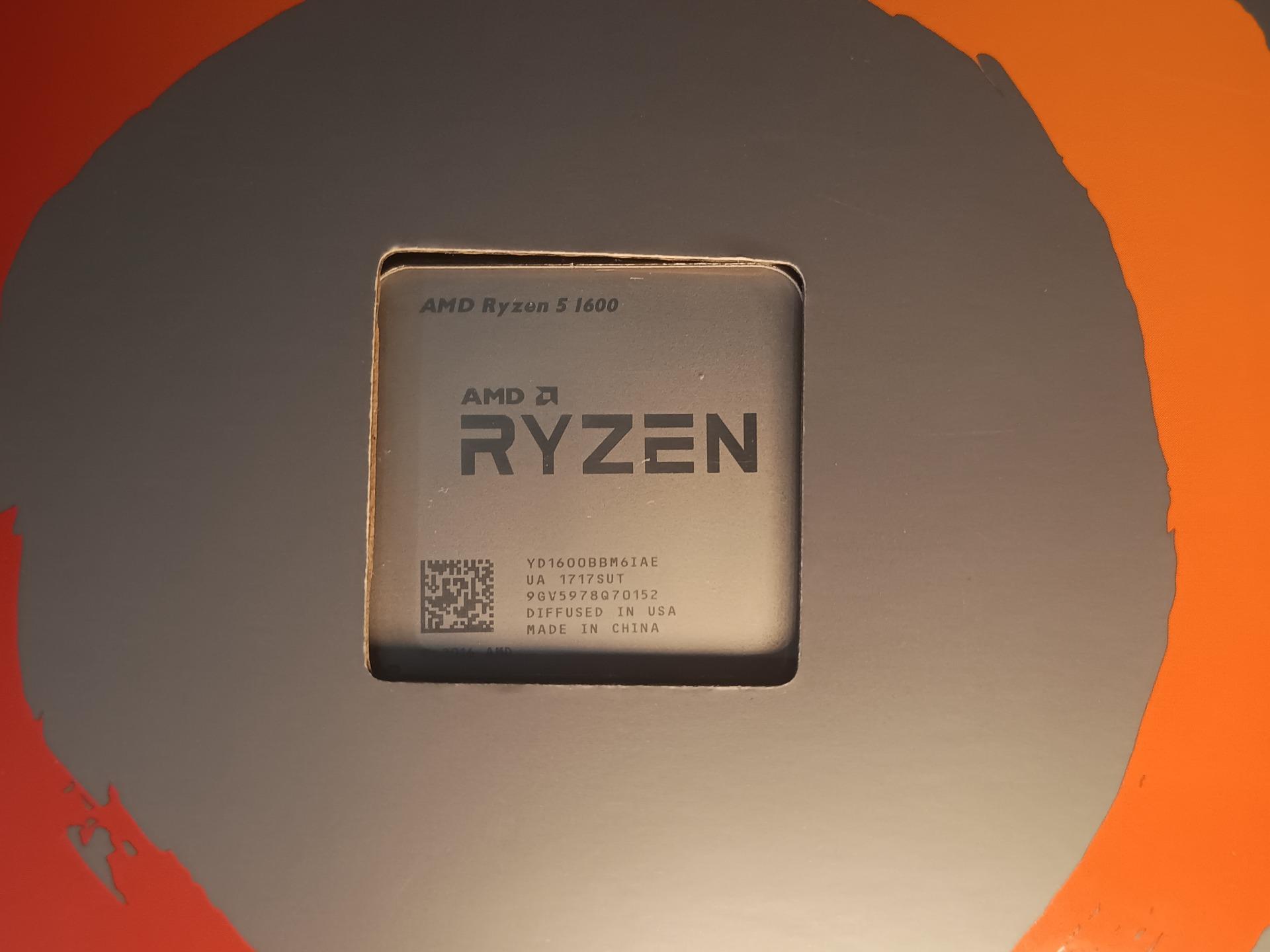 پردازنده کامپیوتر رایزن AMD AM4 Ryzen 5 1600 Box