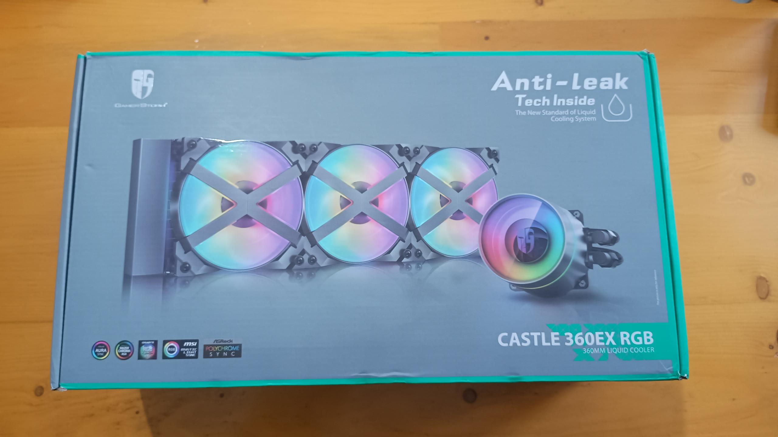 خنک کننده مایع واترکولینگ CASTLE 360EX A-RGB BLACK