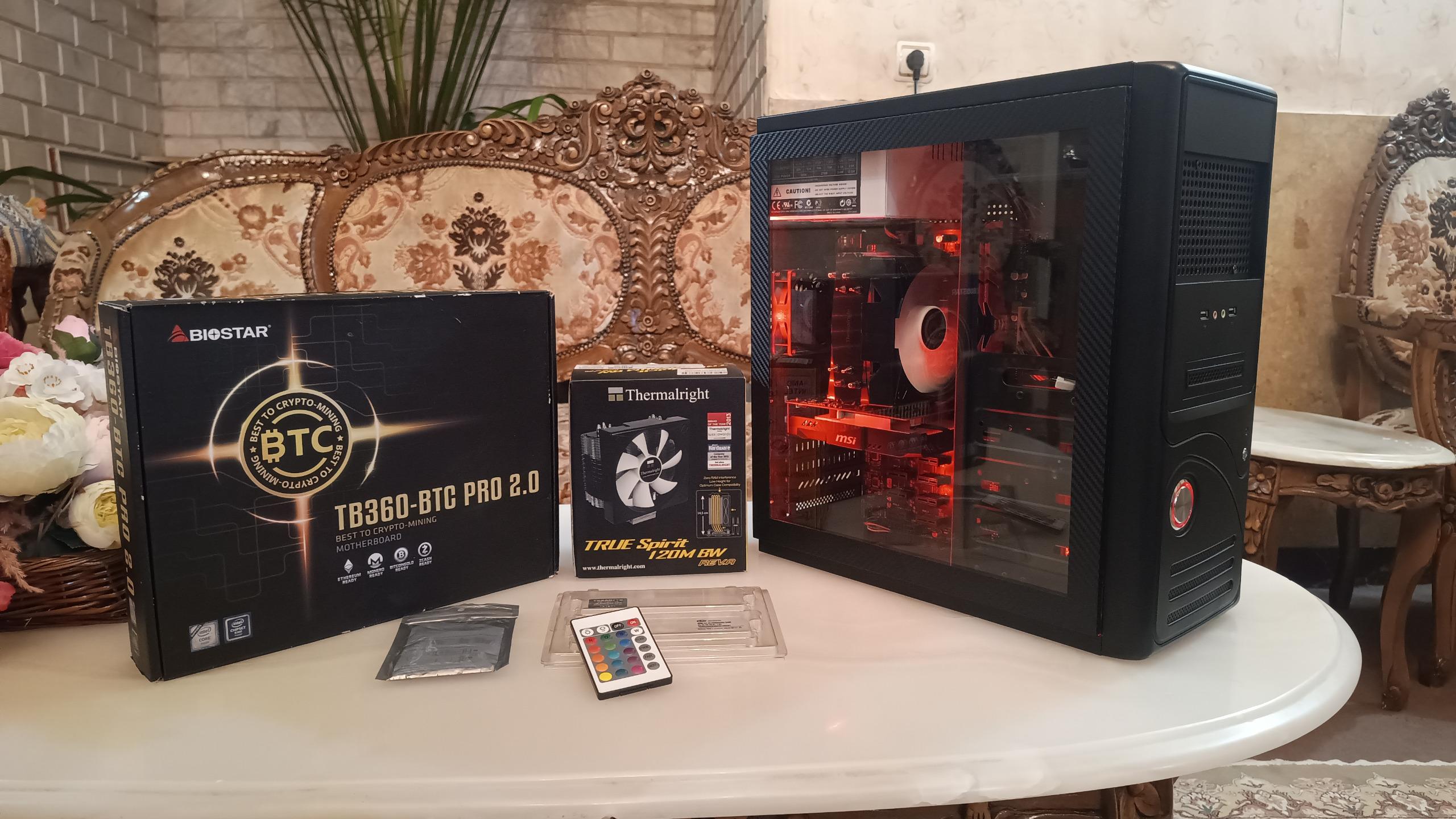 کیس گیمینگ مهندسی Core i5 نسل 8 گرافیک RX560 4GB