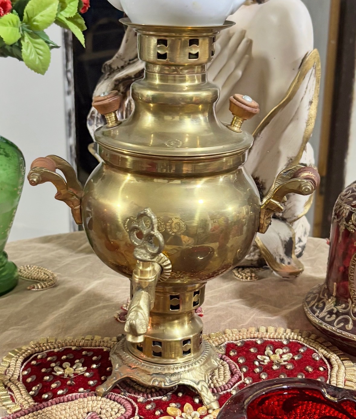 سماور برنزی قدیمی