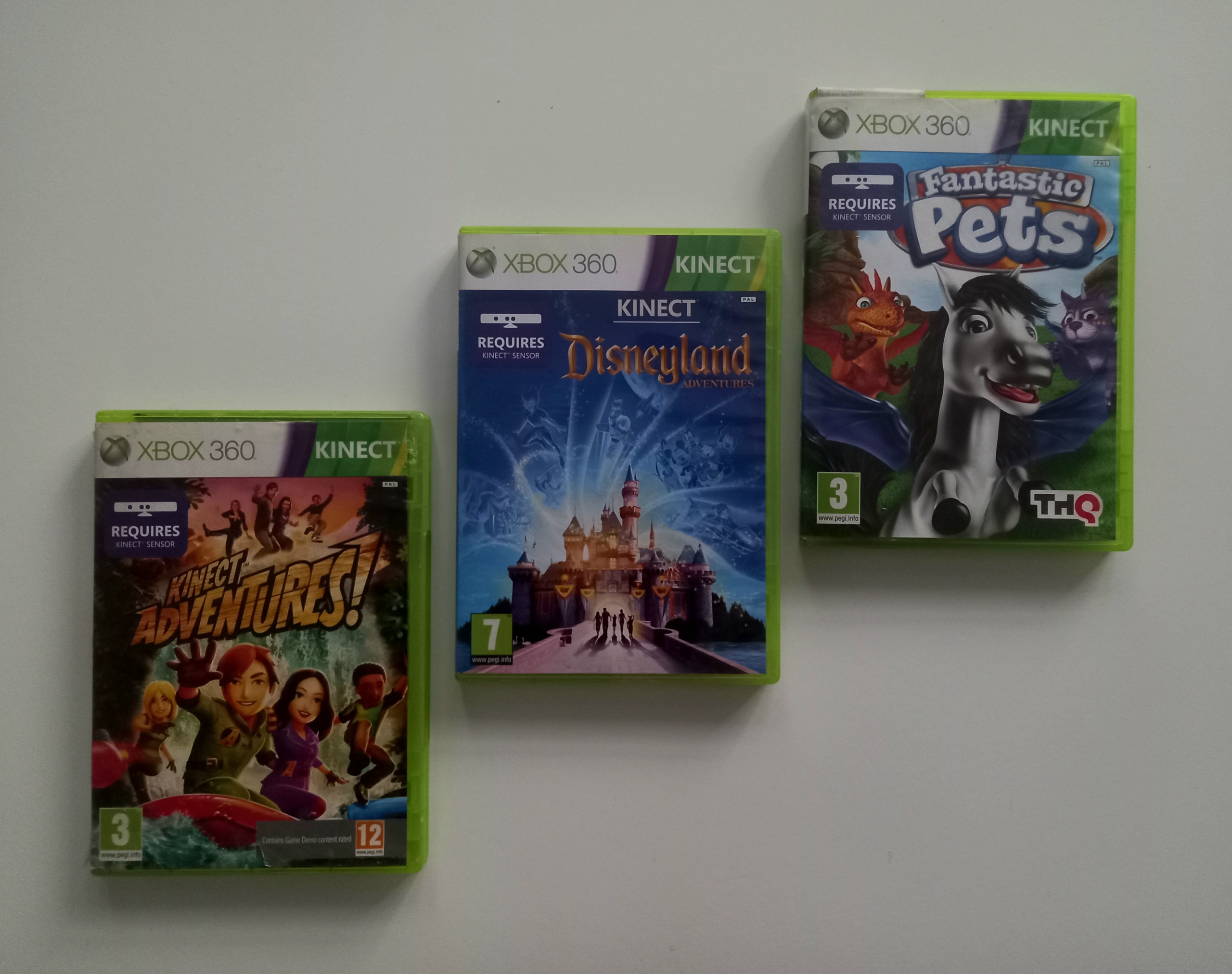 3 بازی ارجینال کینکت xbox 360 - فروش با هم