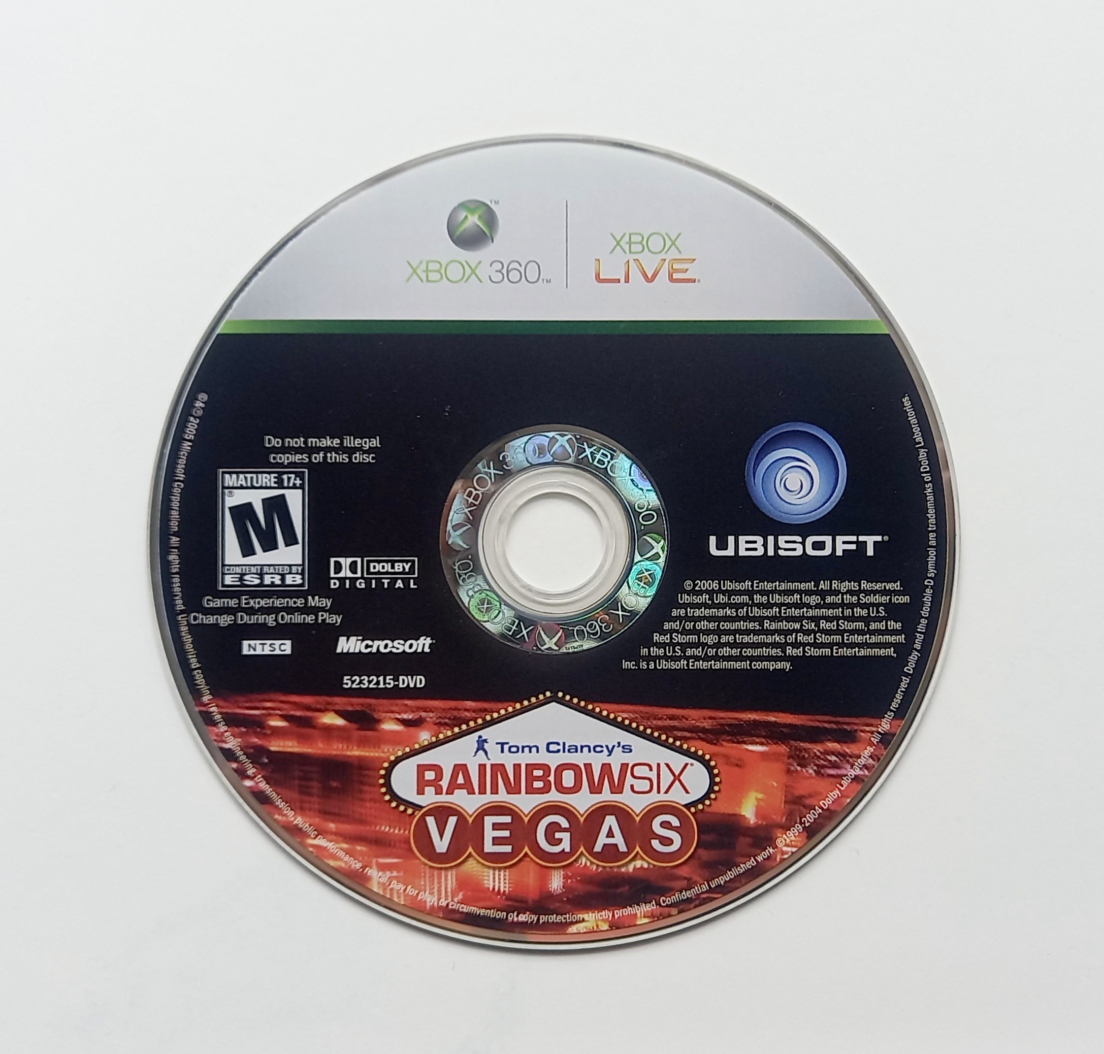 Ranbow Six Vegas  - بکوارد هم هست - دیسک ارجینال