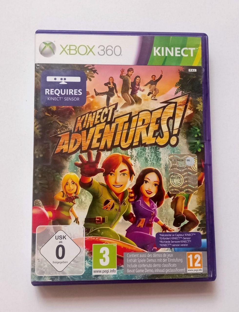 Kinect Adventures دیسک تمیز مجموعه چند بازی کینکتی