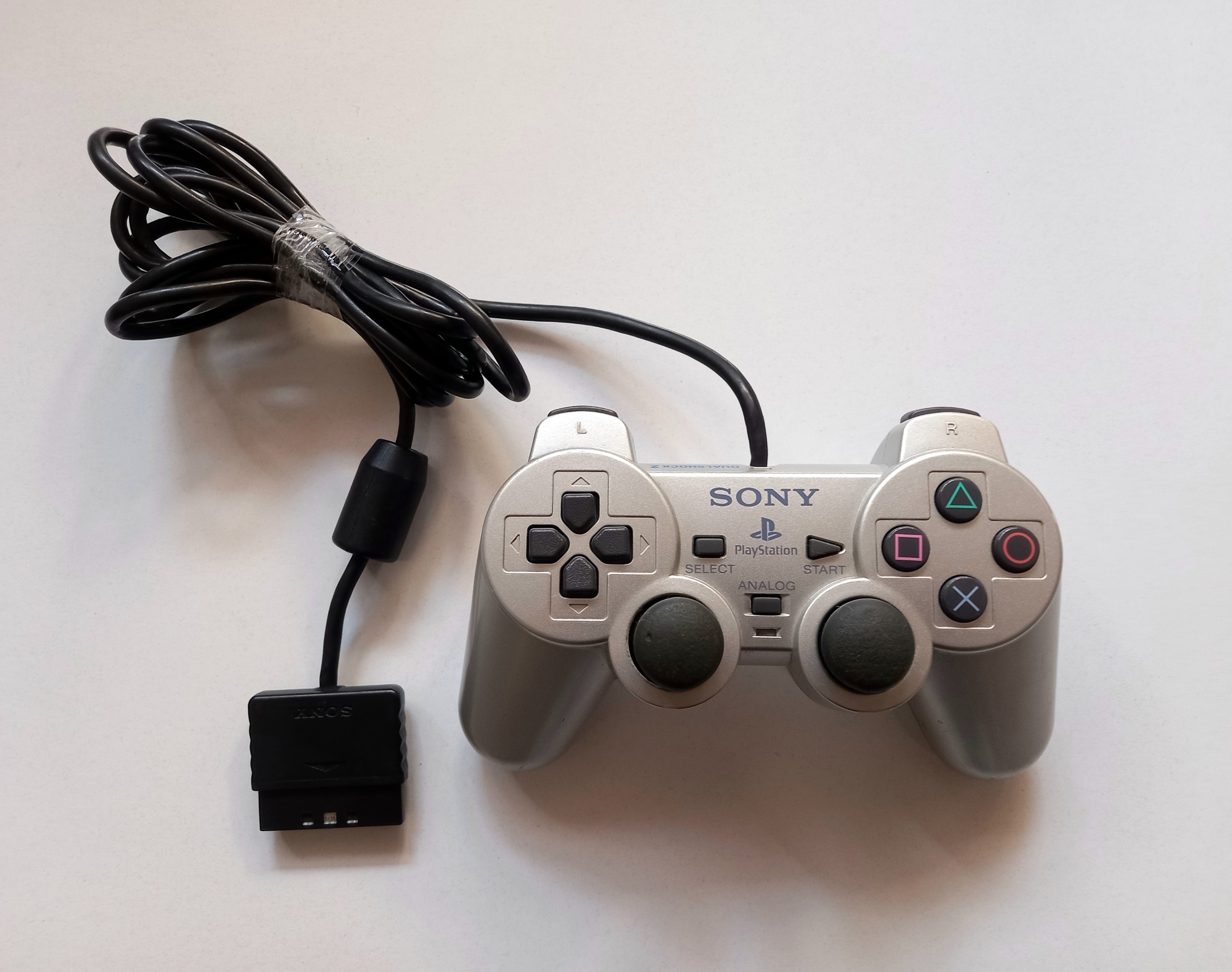 رنگ خاص سری A نقره ای اصل Dual Shock 2 Sony