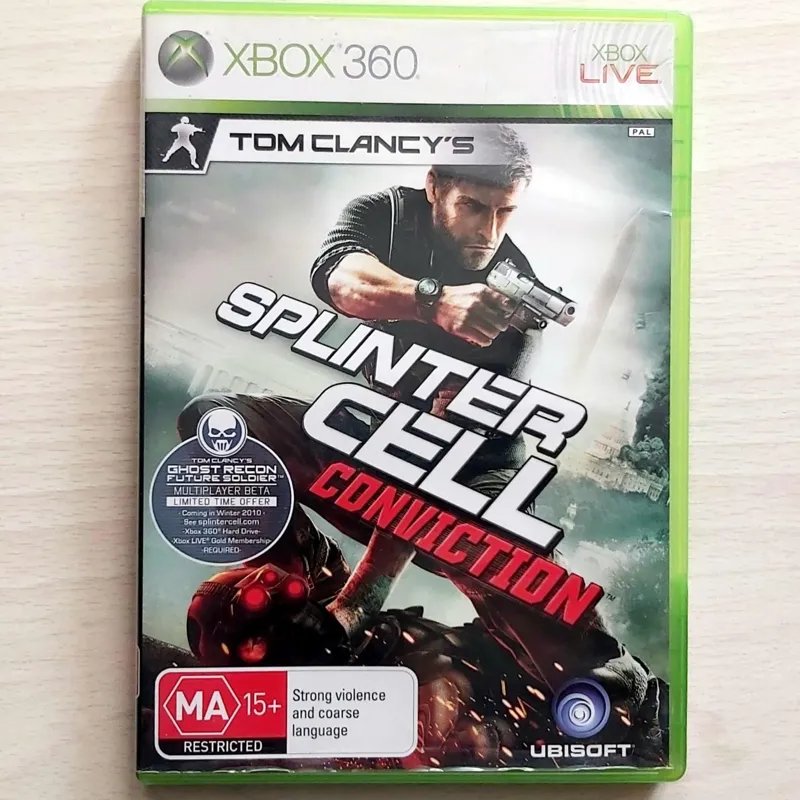 Splinter Cell Conviction xbox 360 and xbox one