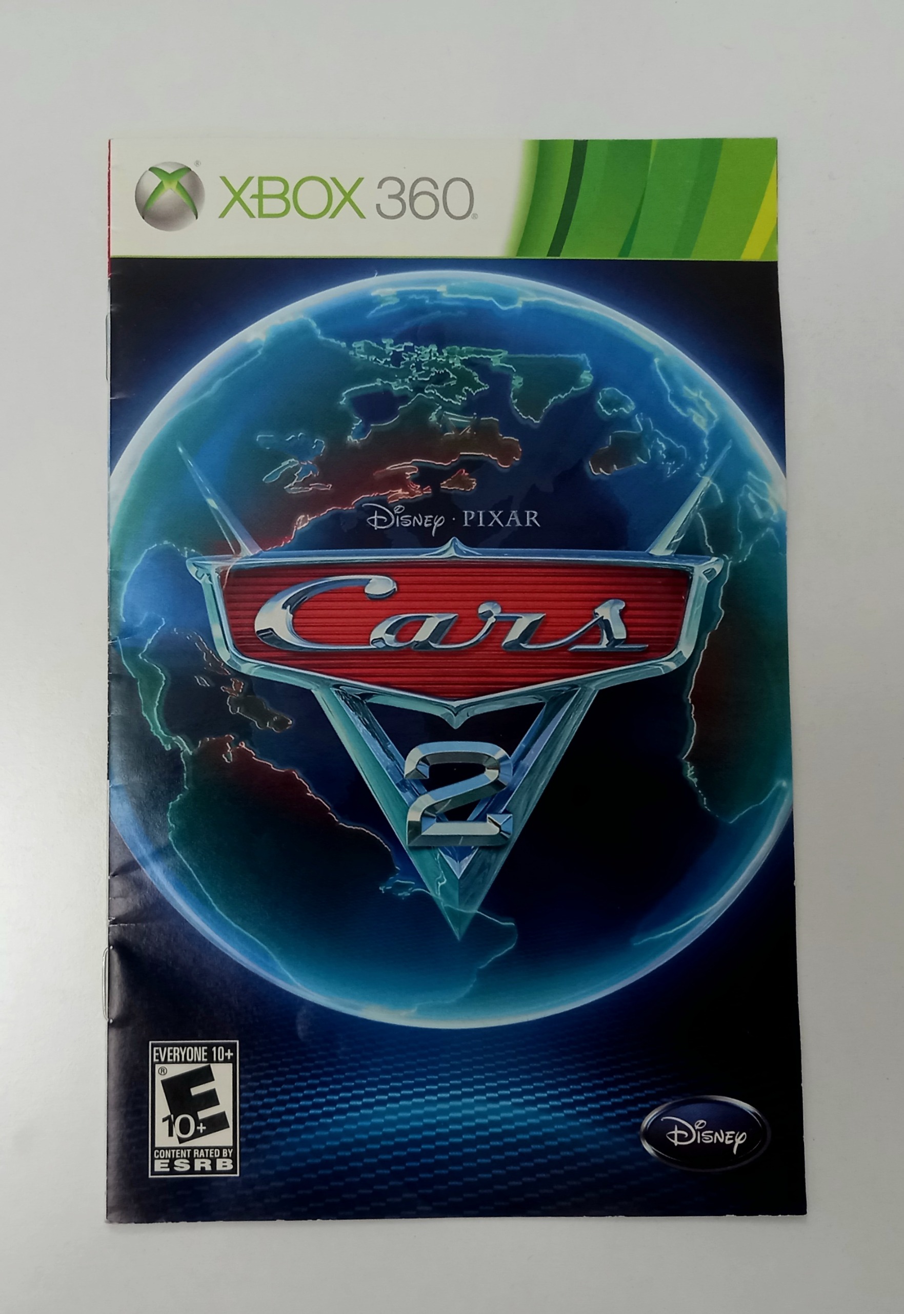 دفترچه ارجینال بازی Cars 2 xbox 360 نو