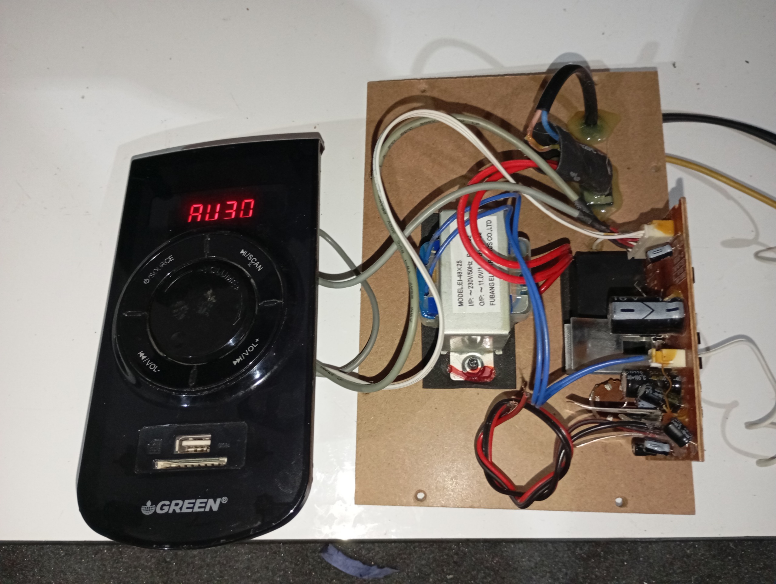 اسپیکر ، آمپلی فایر مدل گرین