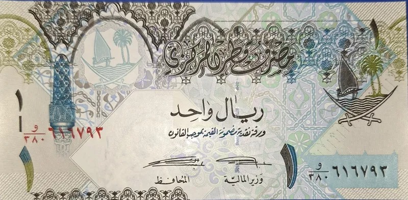یک ریال قطر تک بانکی 1402418