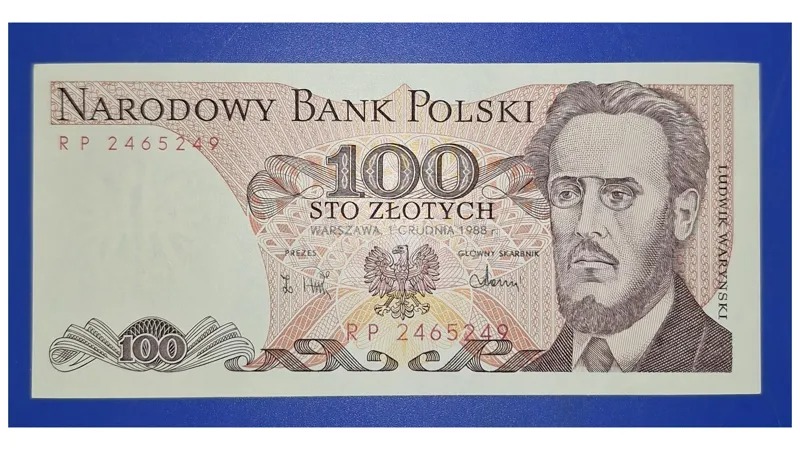 100 زلوتی لهستان تک بانکی 1402408