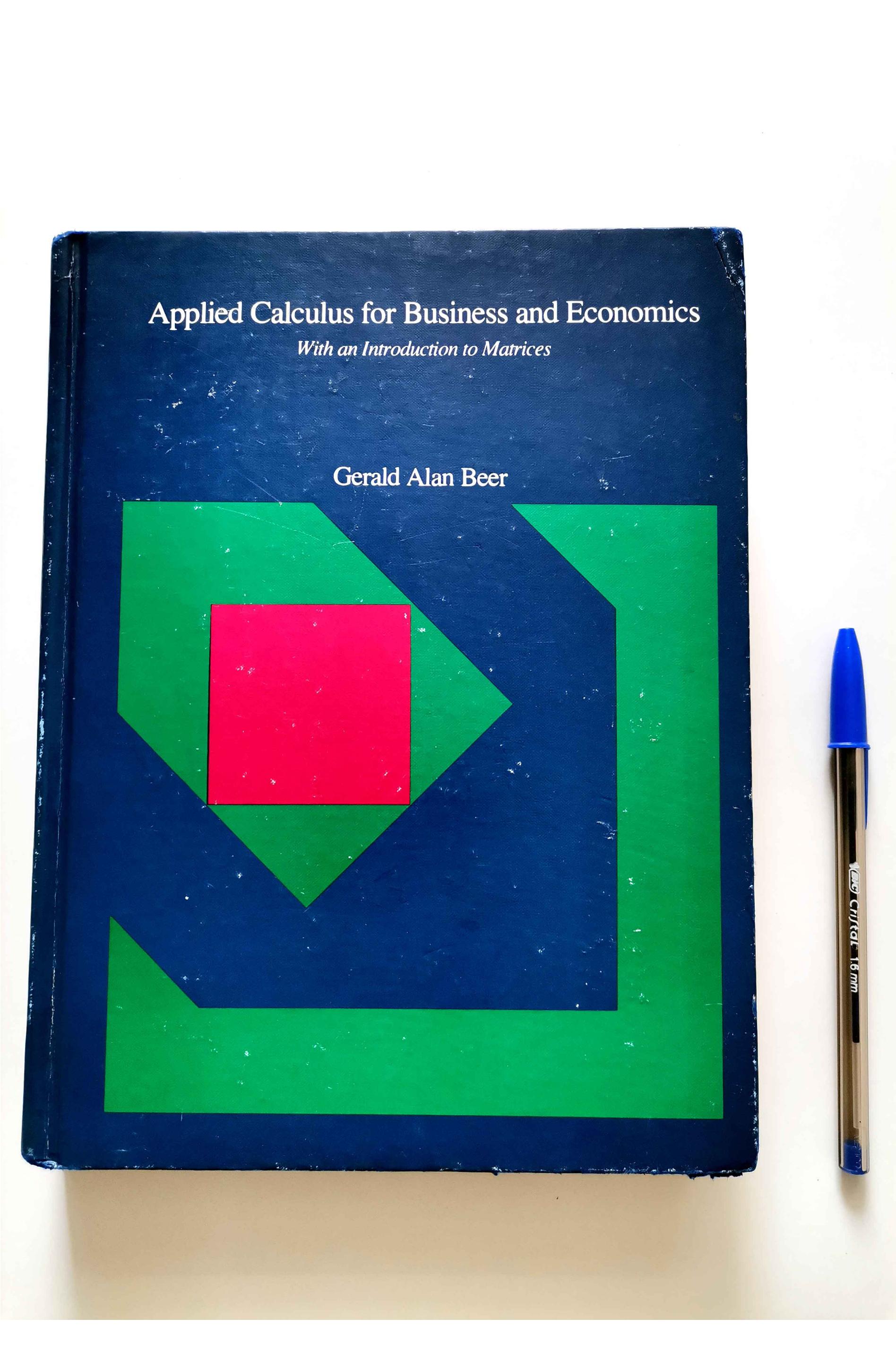 حساب دیفرانسیل و انتگرال کاربردی برای تجارت