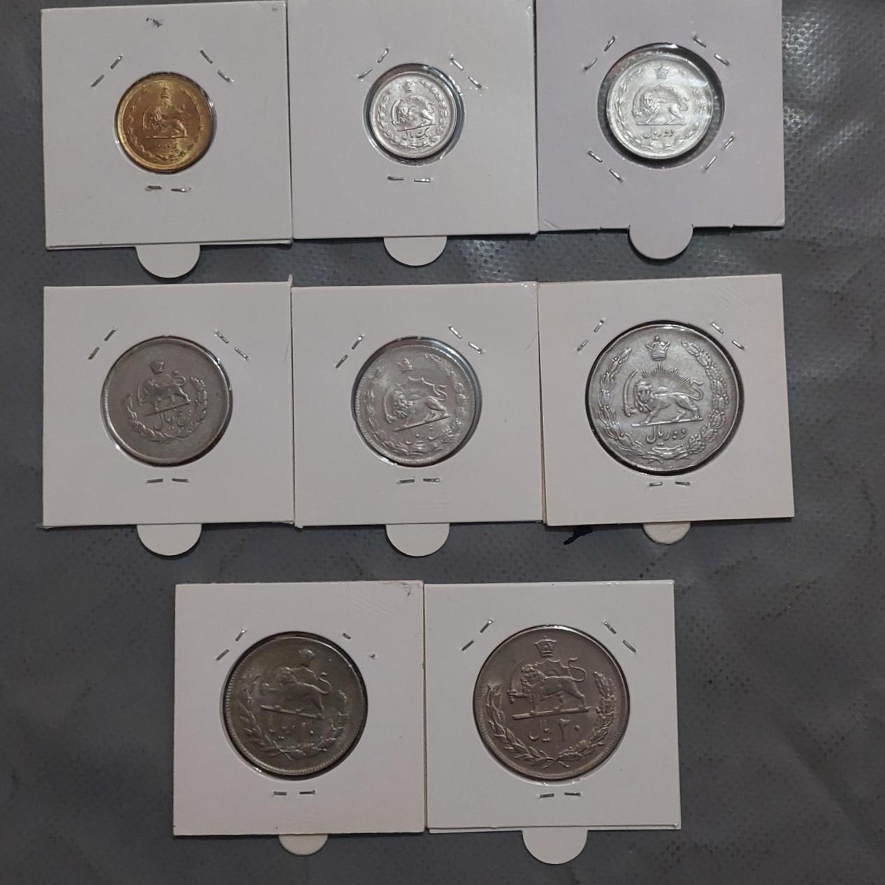 ست سکه های پهلوی