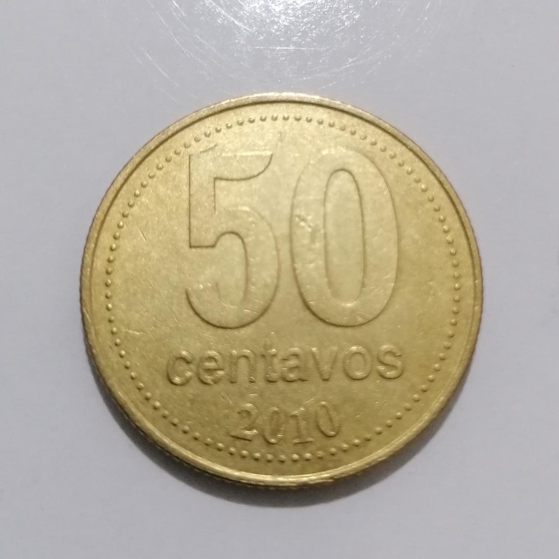 سکه 50 سنتاوو کشور آرژانتین