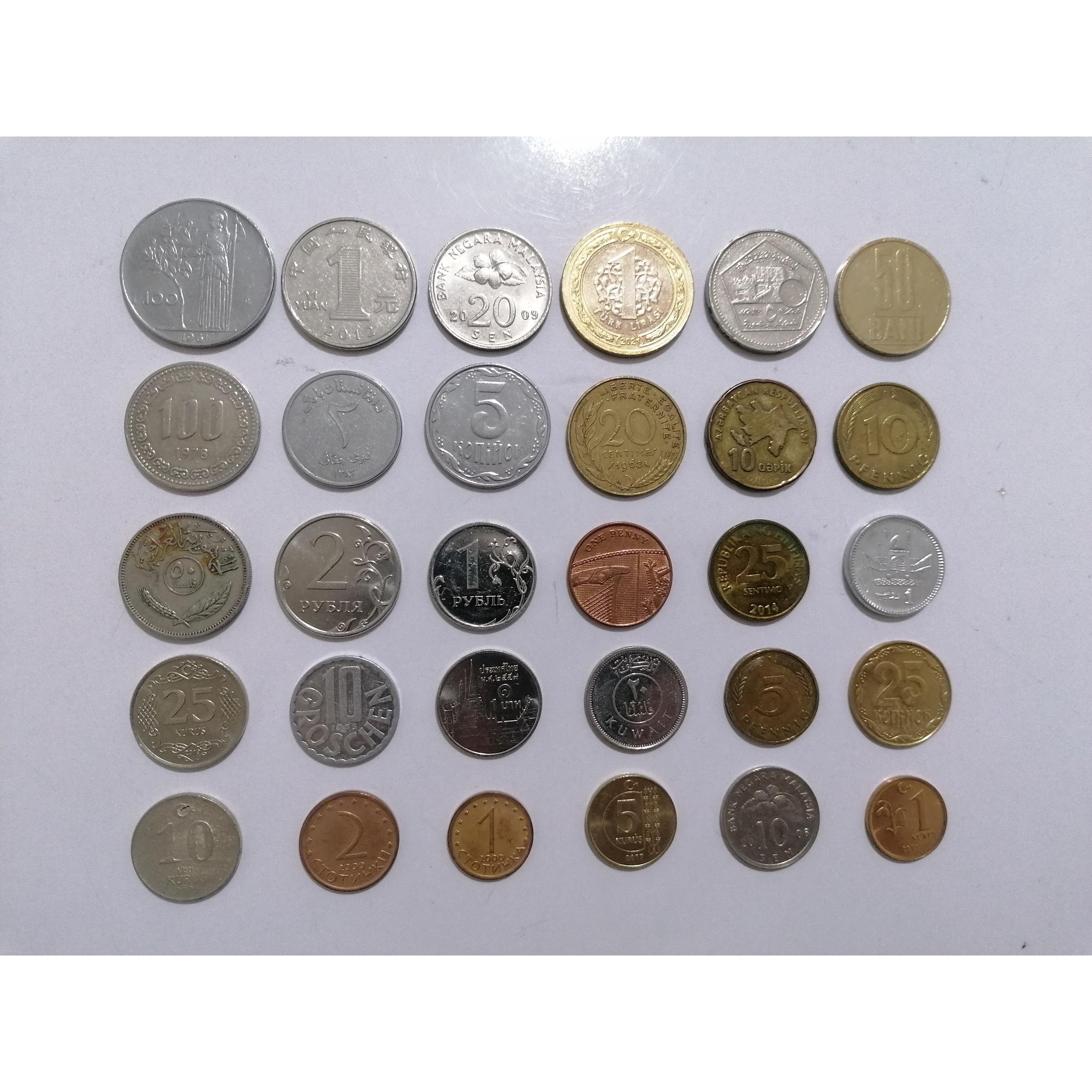 30 عدد سکه خارجی بدون تکرار کد(6)