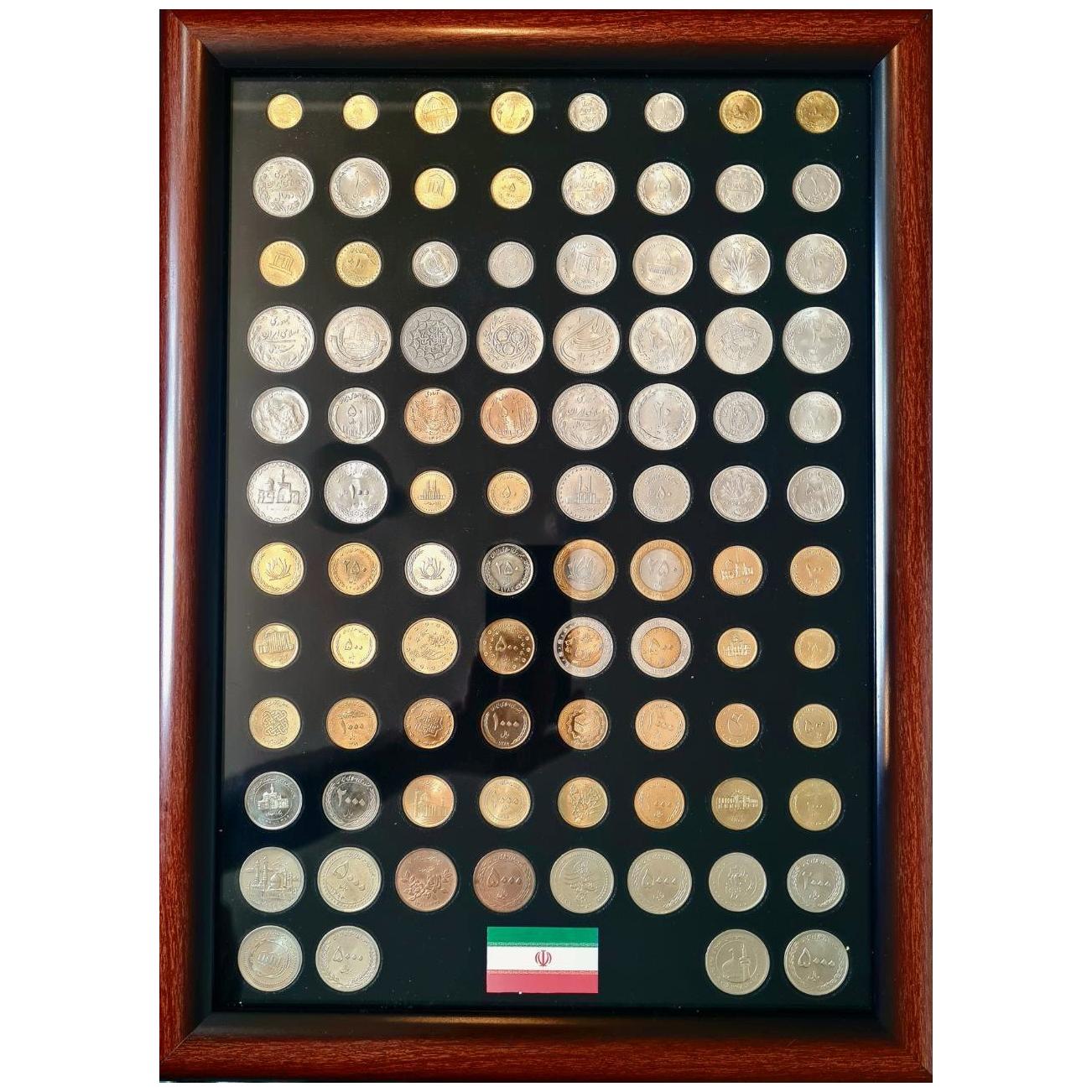 مجموعه 46 عددی سکه جمهوری به صورت پشت و رو 92 عدد