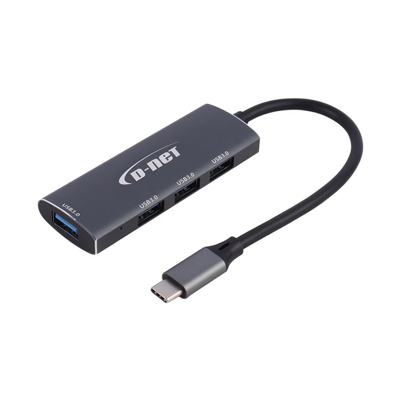 هاب 4 پورت USB3.0 دی نت مدل DT-430 (تایپ c)
