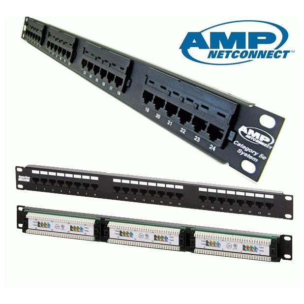 پچ پنل 24 پورت AMP - CAT5