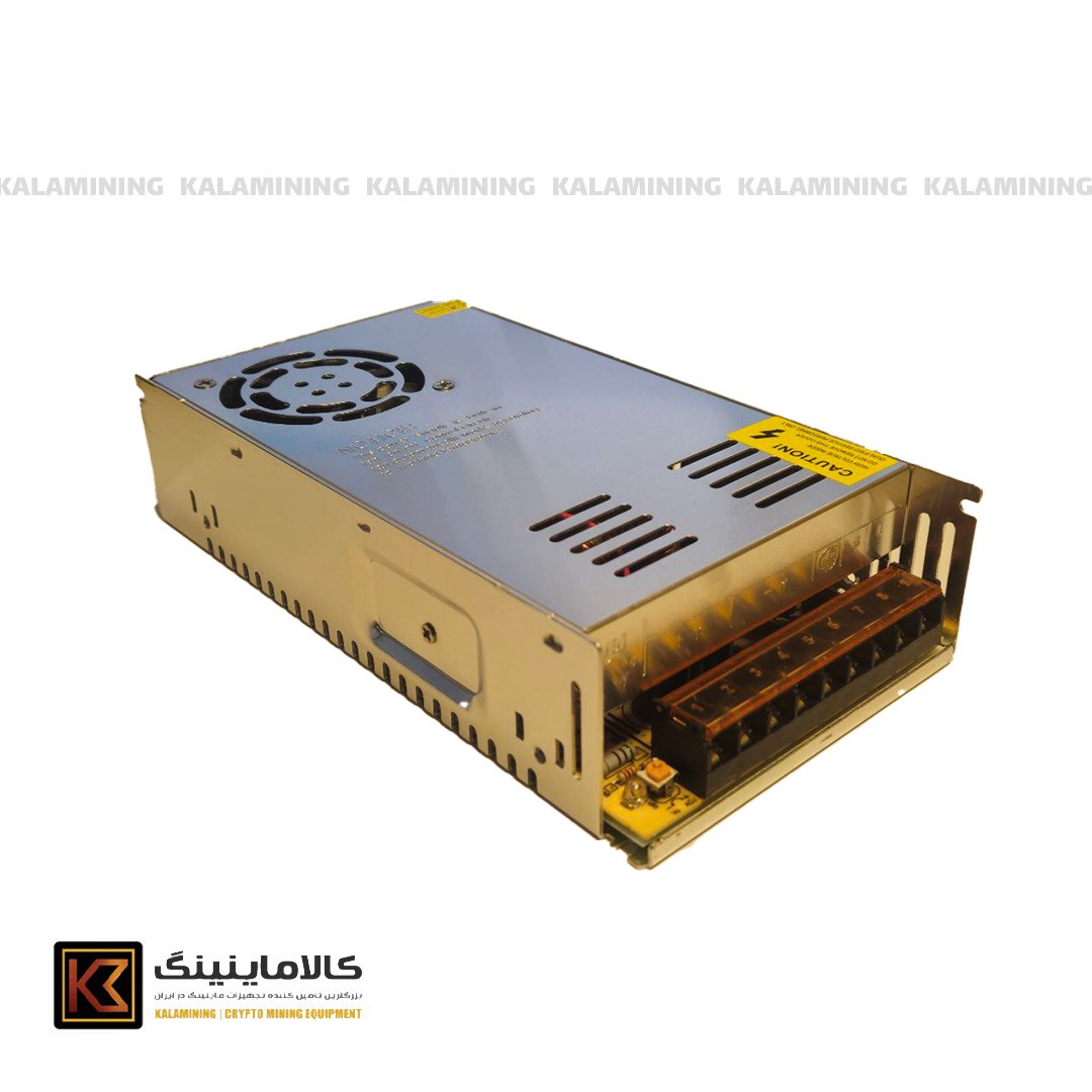 منبع تغذیه پاور سویچینگ 360وات 30آمپر 1سال گارانتی