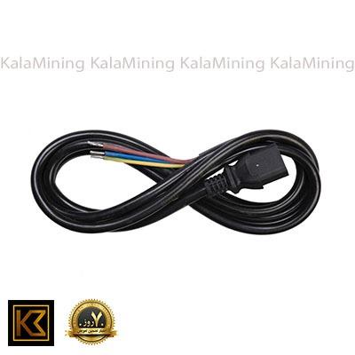 کابل برق پاور ماینر بدون دوشاخه 2 متری