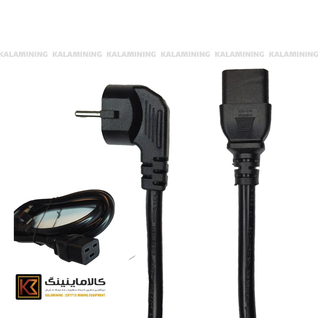 کابل برق پاور واتس ماینر C19 یو پی اس