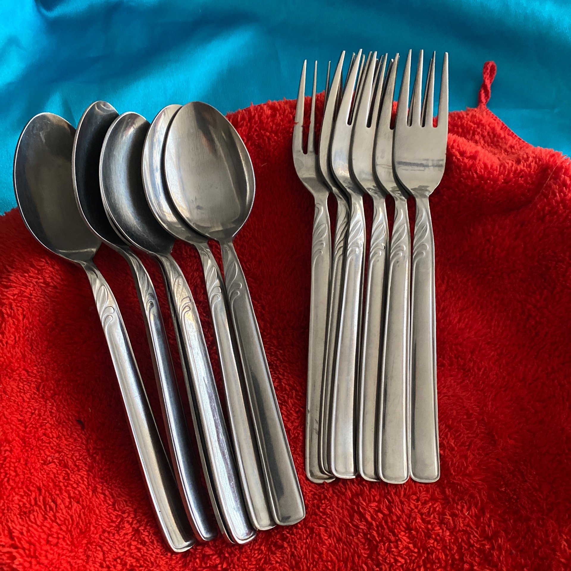 قاشق و چنگال اسنلس استیل ساخت ژاپن