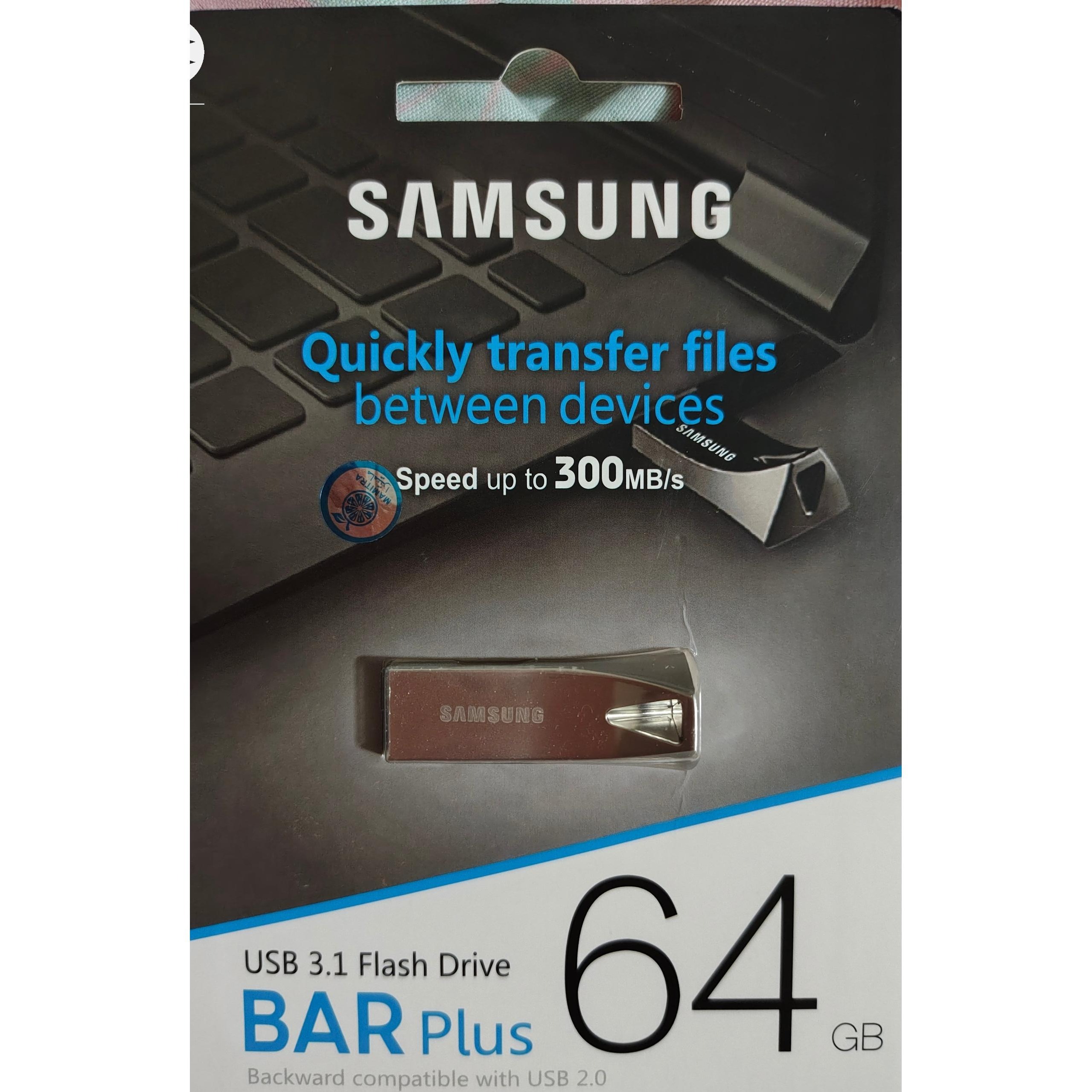 فلش مموری سامسونگ 64 گیگا بایت مدل Bar Plus