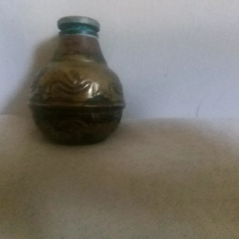 نمکدان آنتیک برنجی دوره قاجاریه