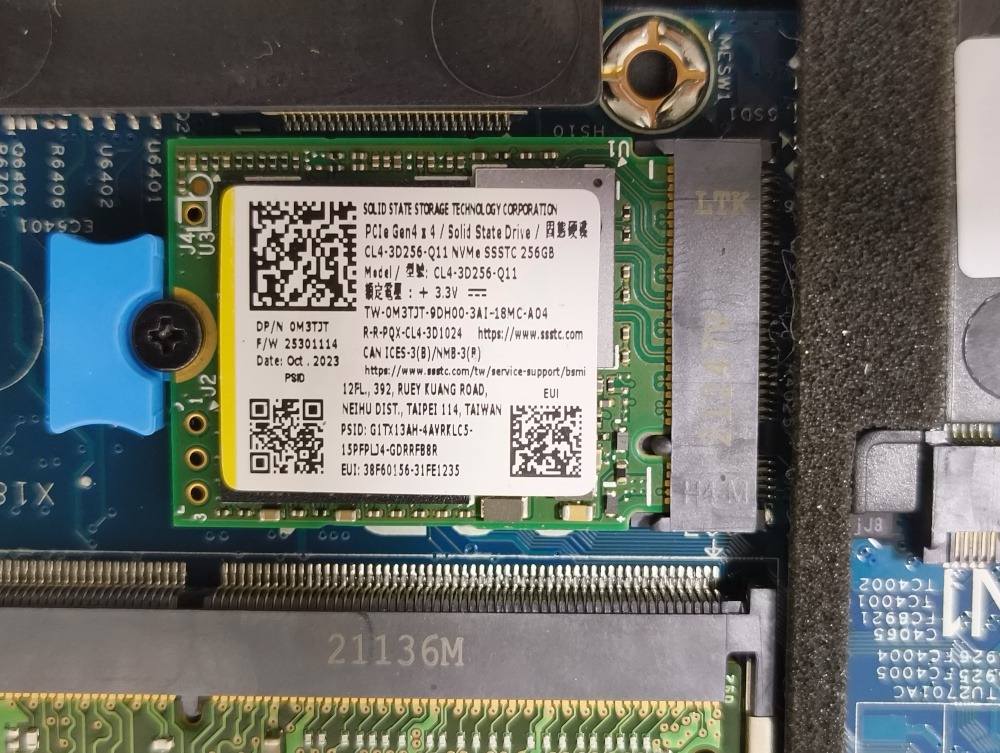 SSD NVMe M.2 256G 2230 مناسب سرفیس یا steam deck