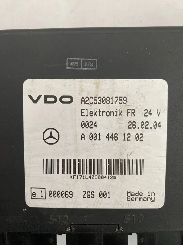 یونیت کنترل اف آر مرسدس بنز اتکو VDO FR 0014461202