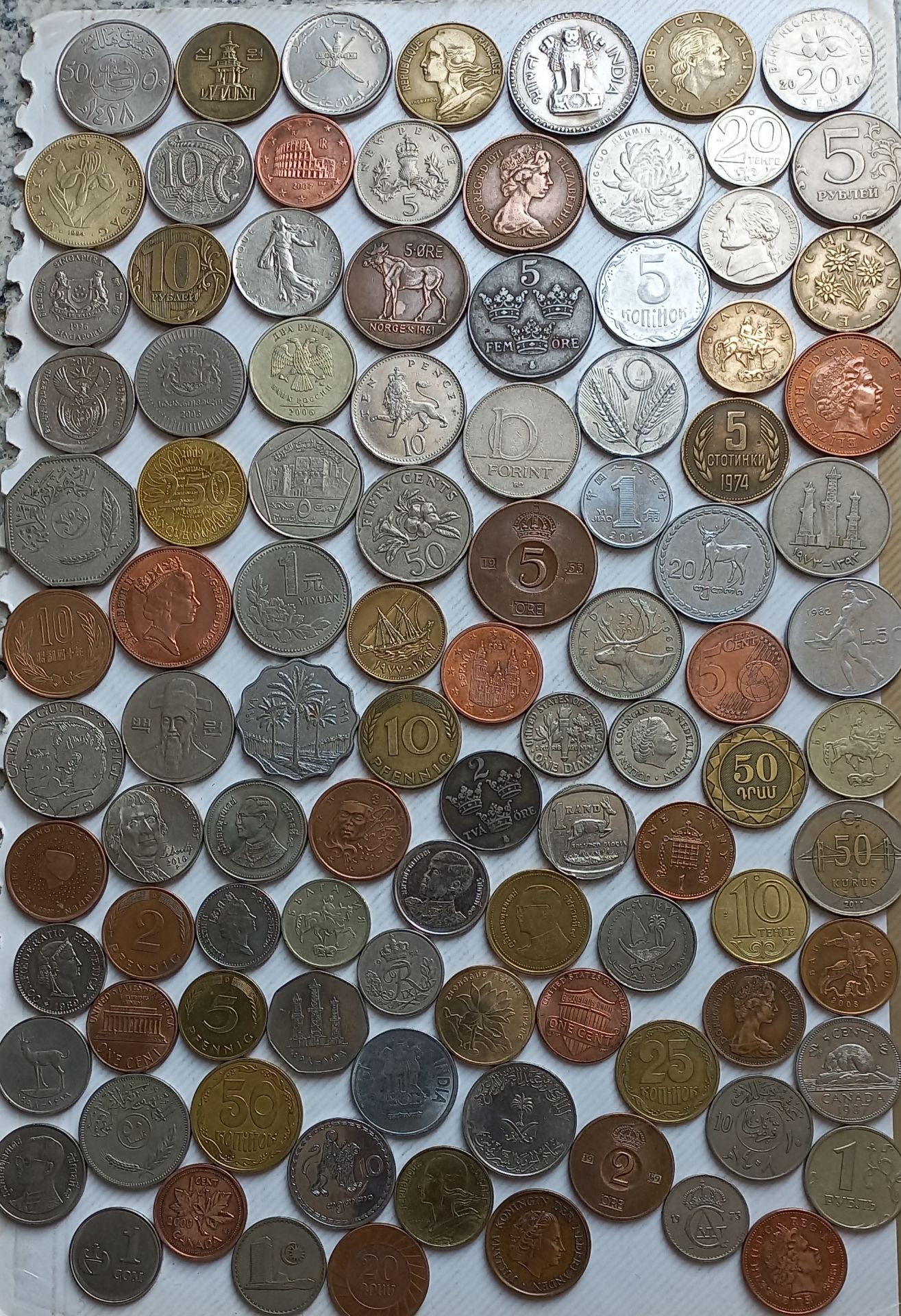 100 سکه خارجی بسیار کمیاب و باارزش مختلف