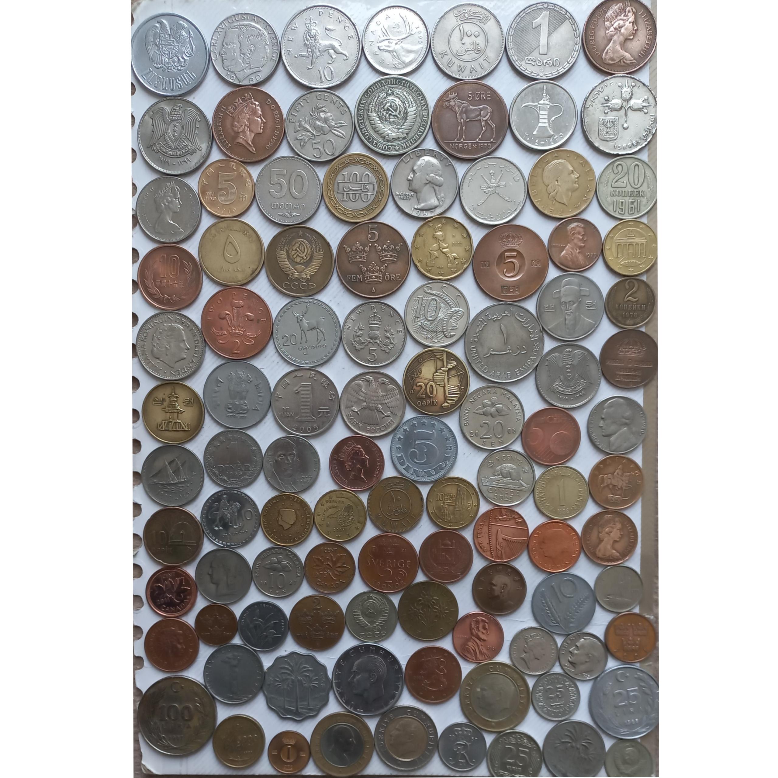 100 سکه خارجی بسیار کمیاب و باارزش مختلف