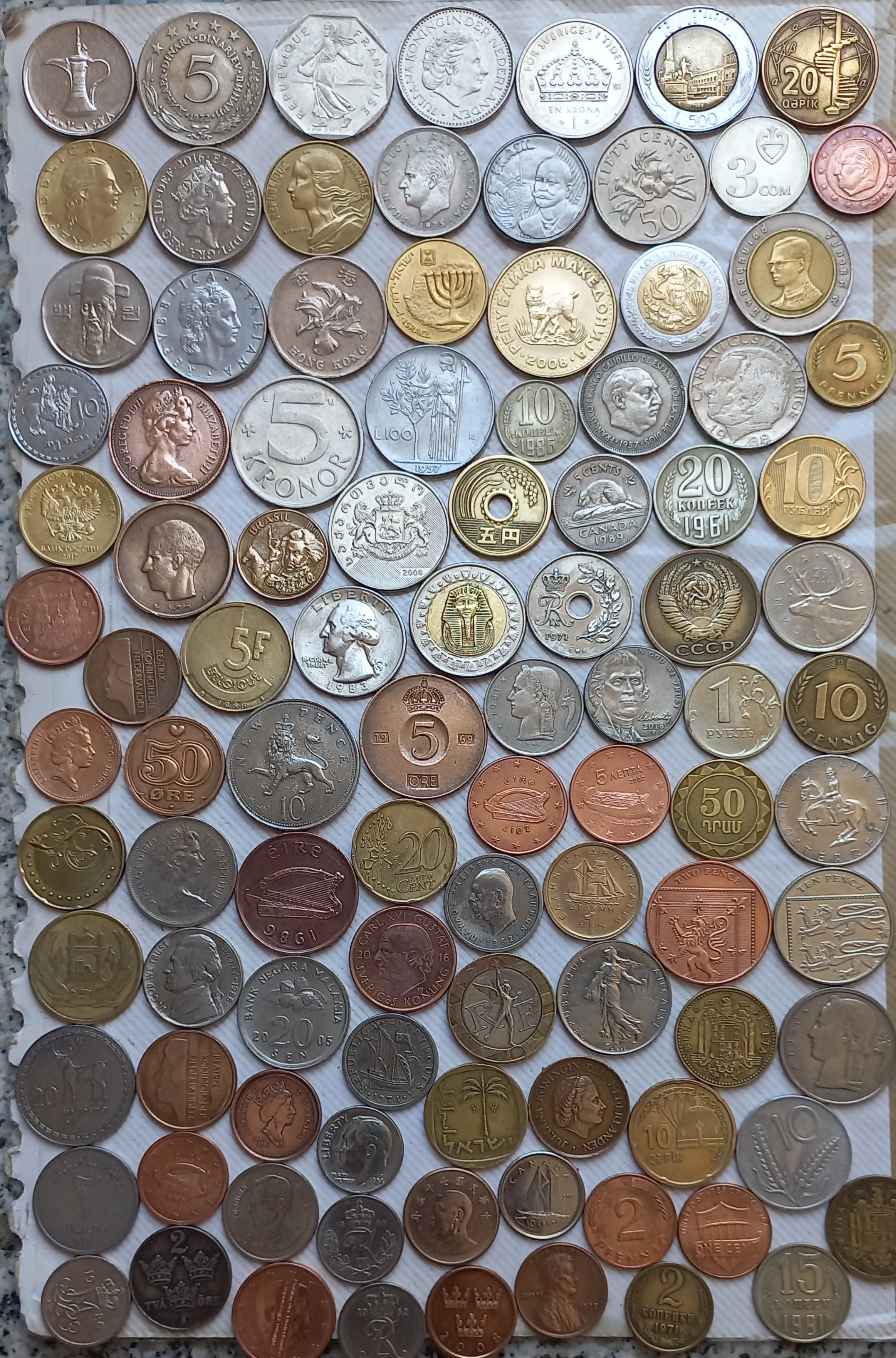 101 عدد سکه خارجی فوق کمیاب کلکسیونی ارزشمند