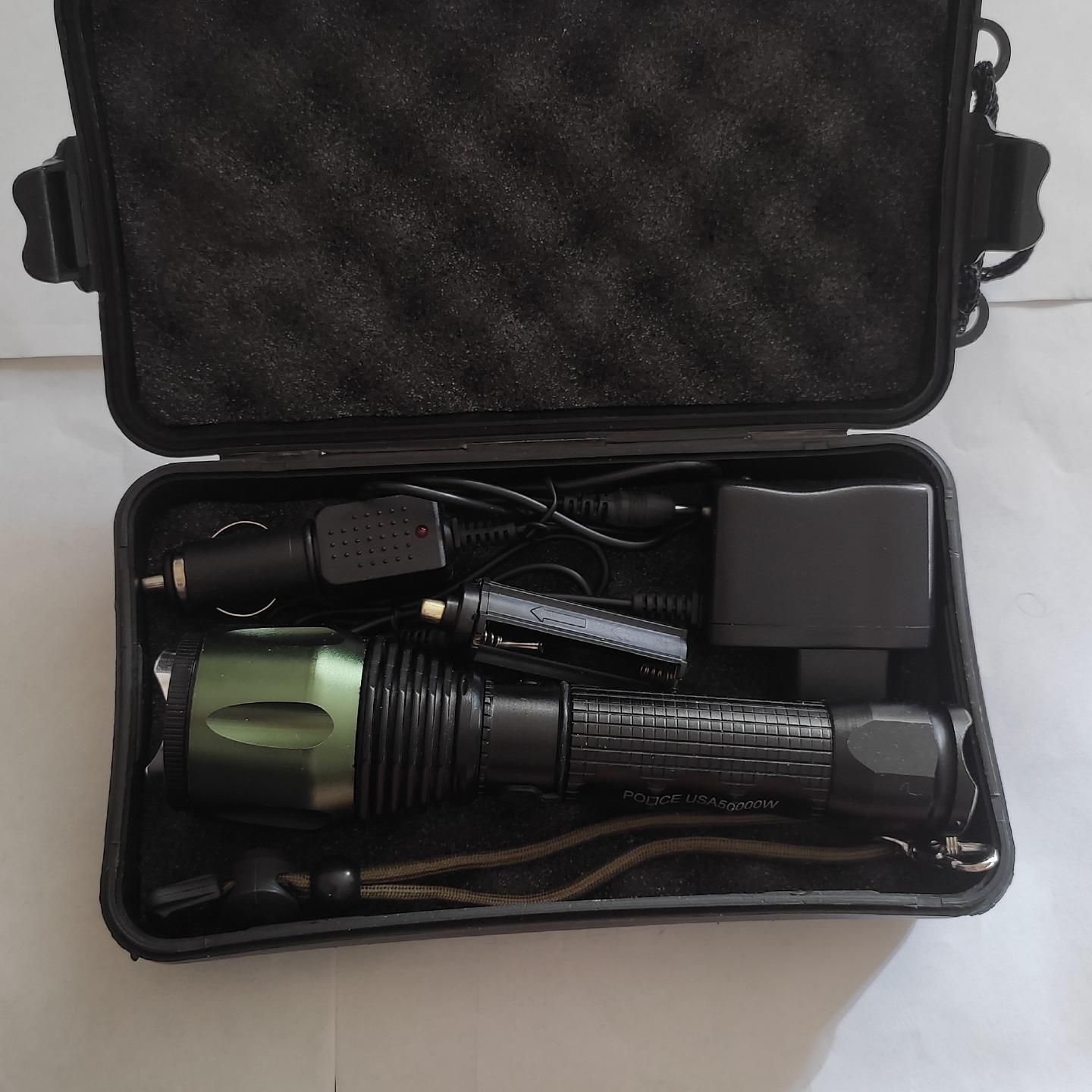 چراغ قوه شارژی ضدآب usa