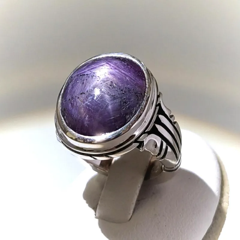 یاقوت استار سرخ طبیعی بکر، بدون بهسازی