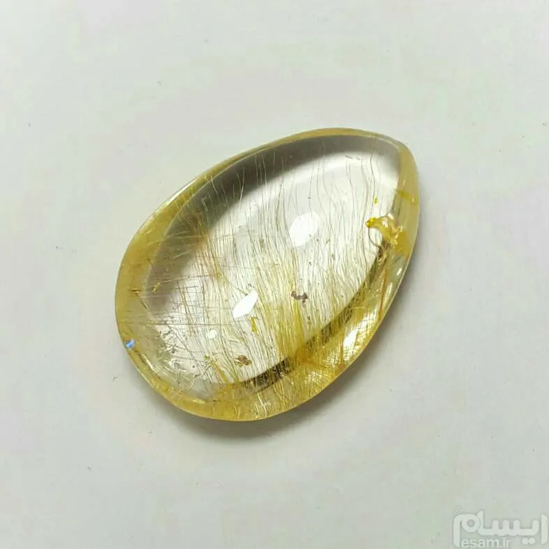 کوارتز مو طلایی طبیعی