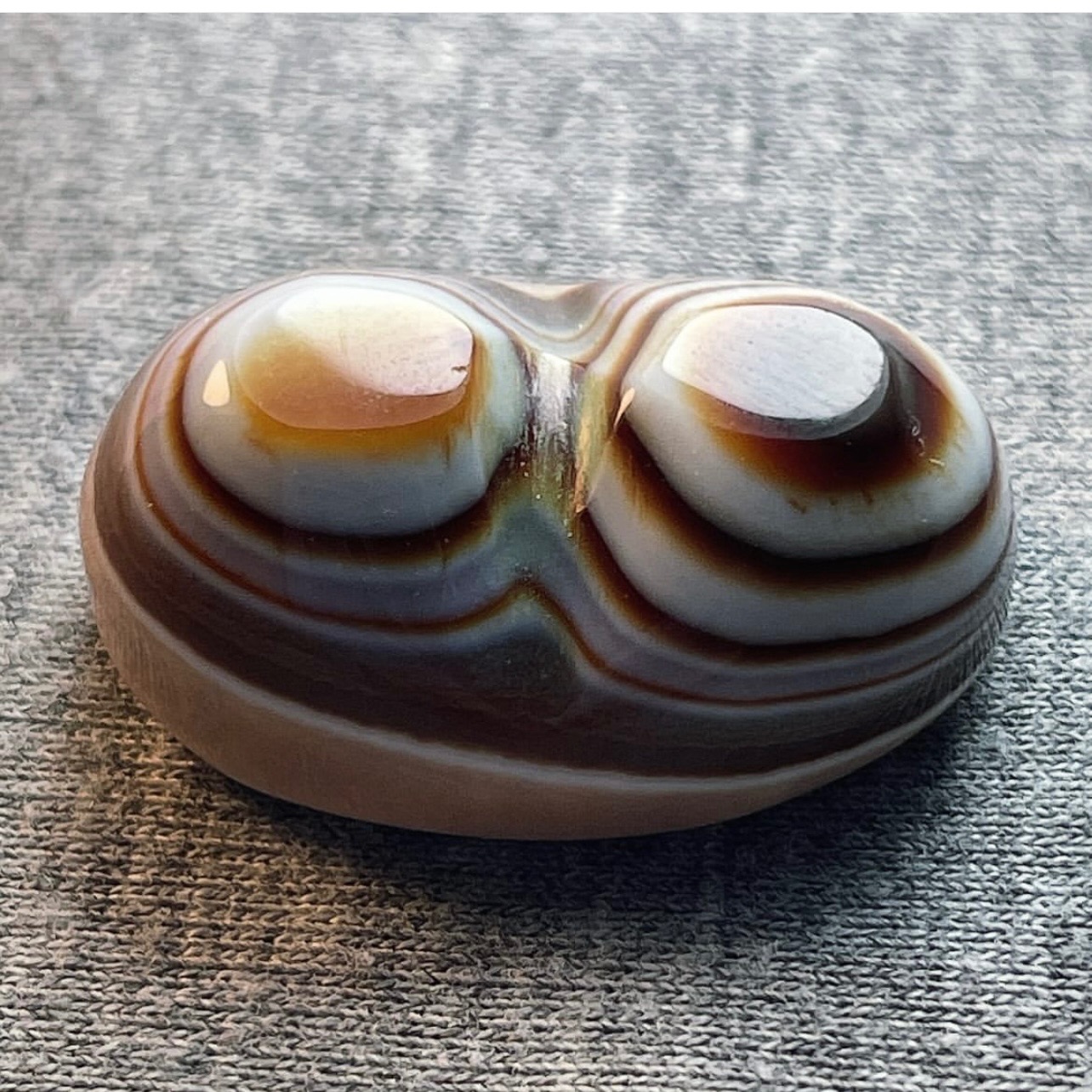 عقیق چند پوست دوکوهان طبیعی