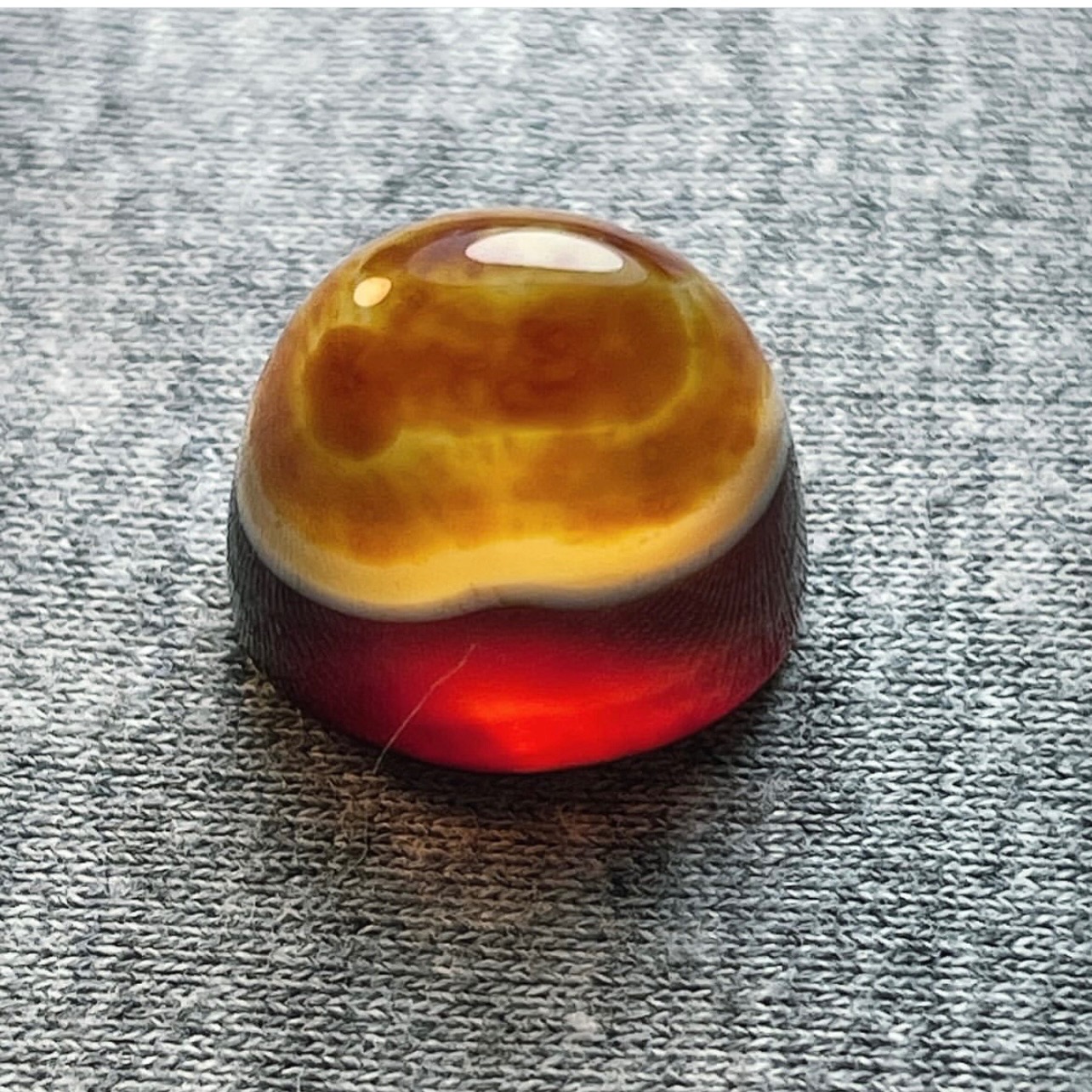 عقیق چند پوست طبیعی زیبا